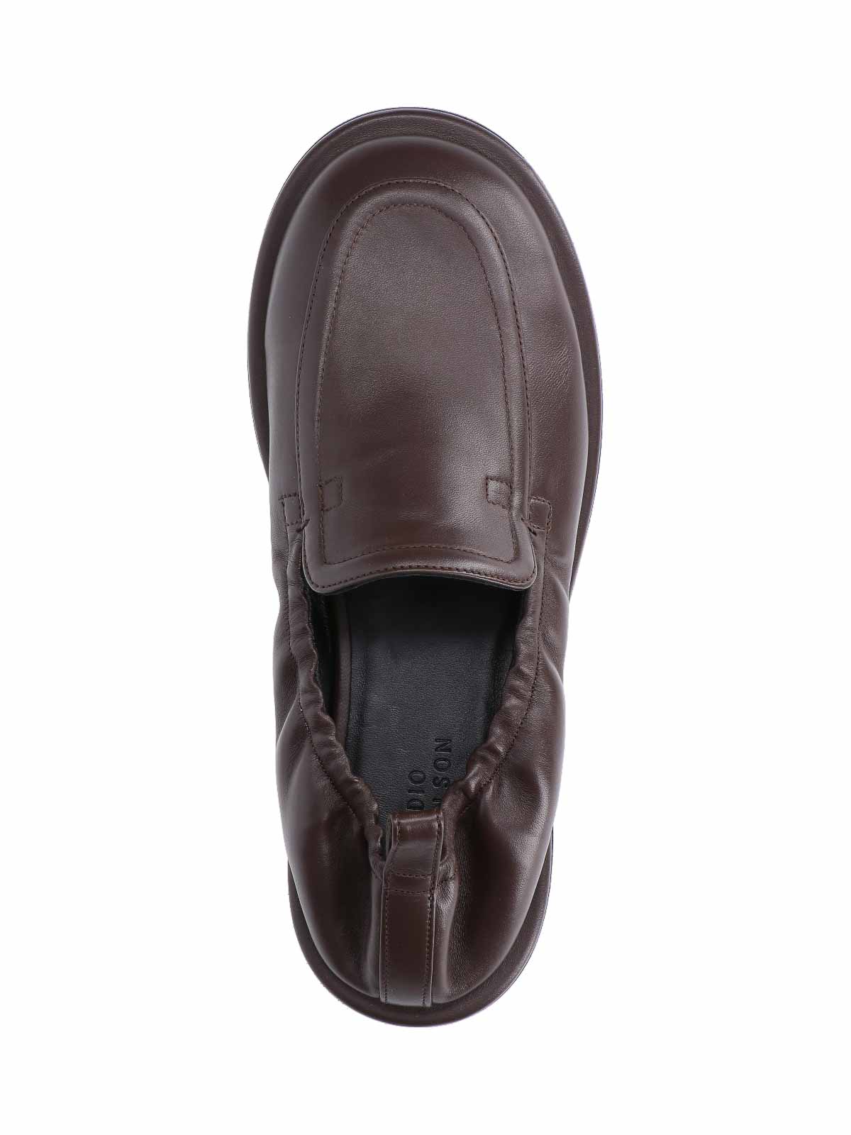 Shop Studio Nicholson Moccasins In Brown