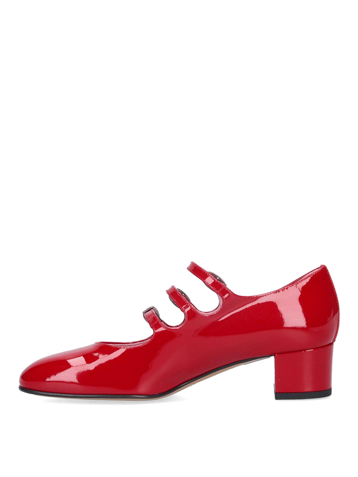 Shop Carel Paris Mary Jane Ballet Flats In Red