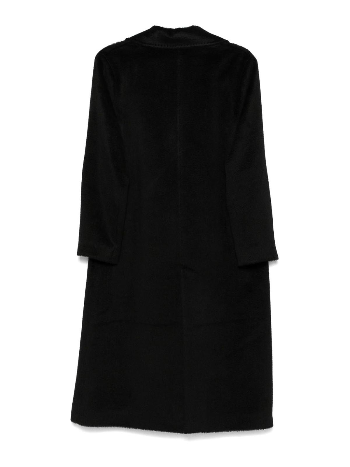 Shop Cinzia Rocca Coat In Black