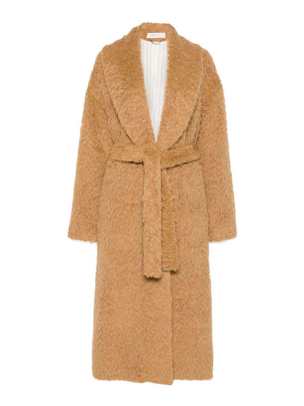 Shop Golden Goose Coat In Brown