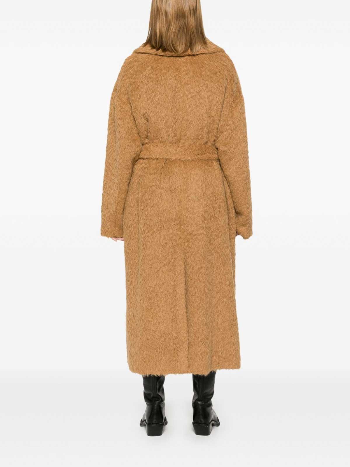 Shop Golden Goose Coat In Brown