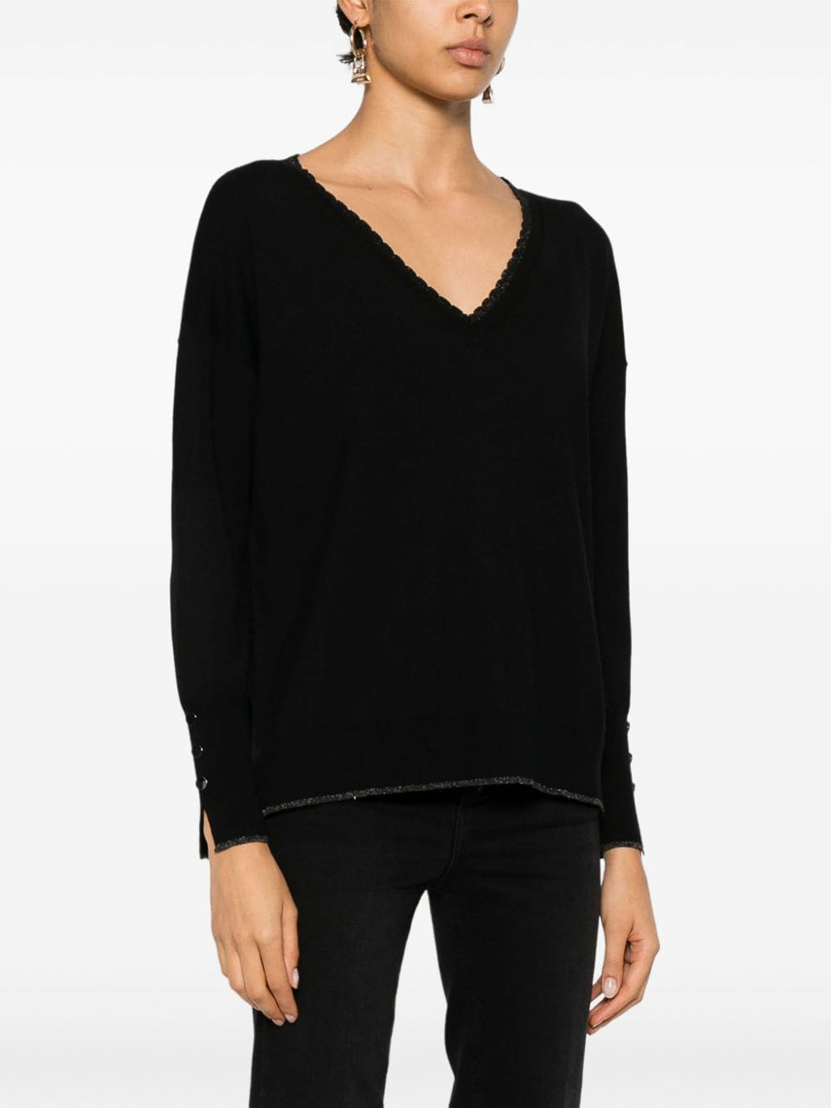 Shop Liu •jo Jumper In Black