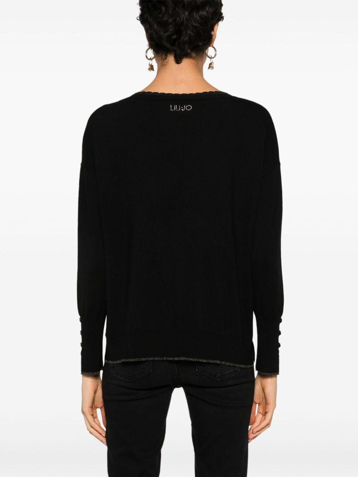 Shop Liu •jo Jumper In Black