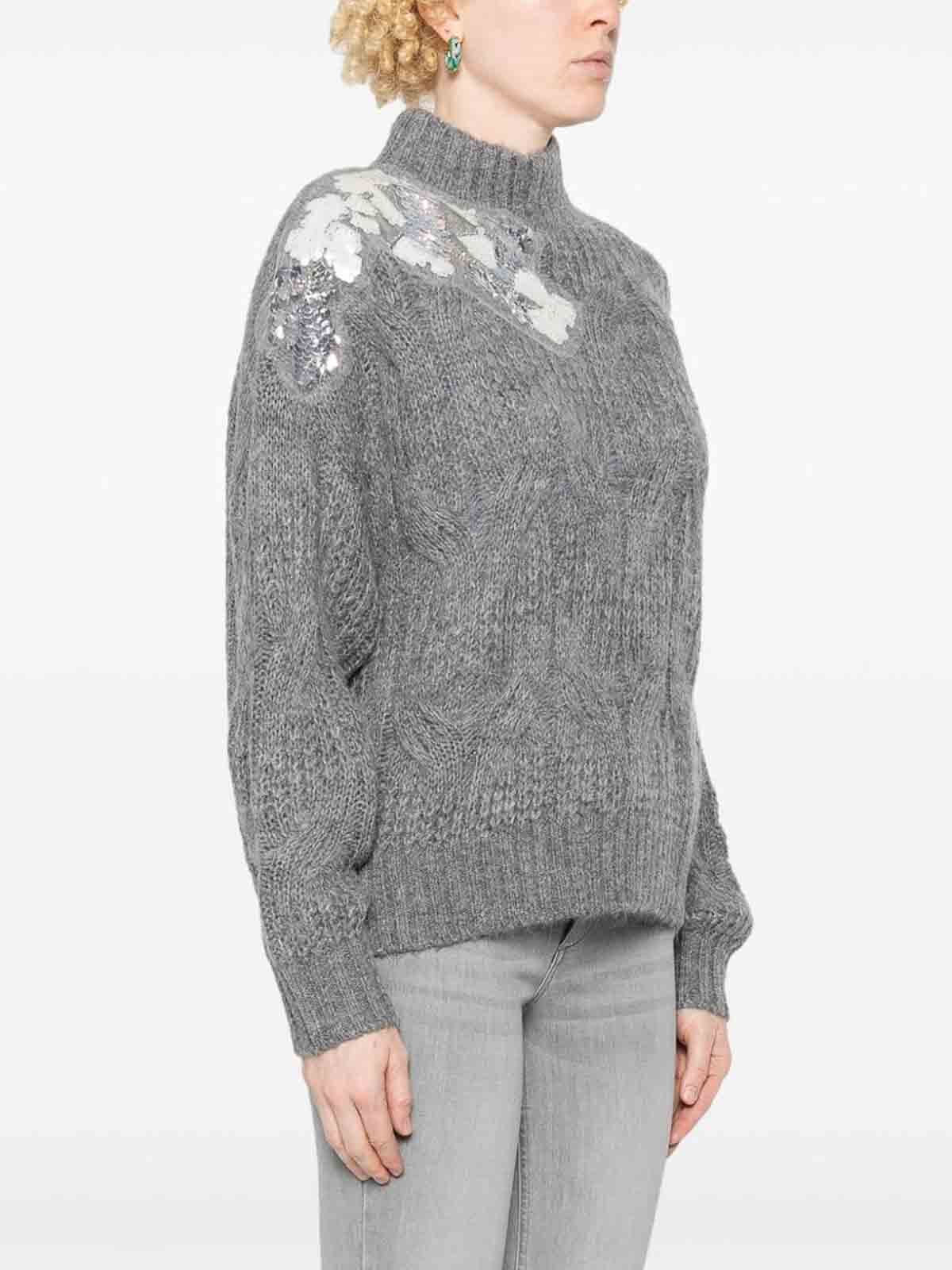 Shop Liu •jo Jumper In Grey