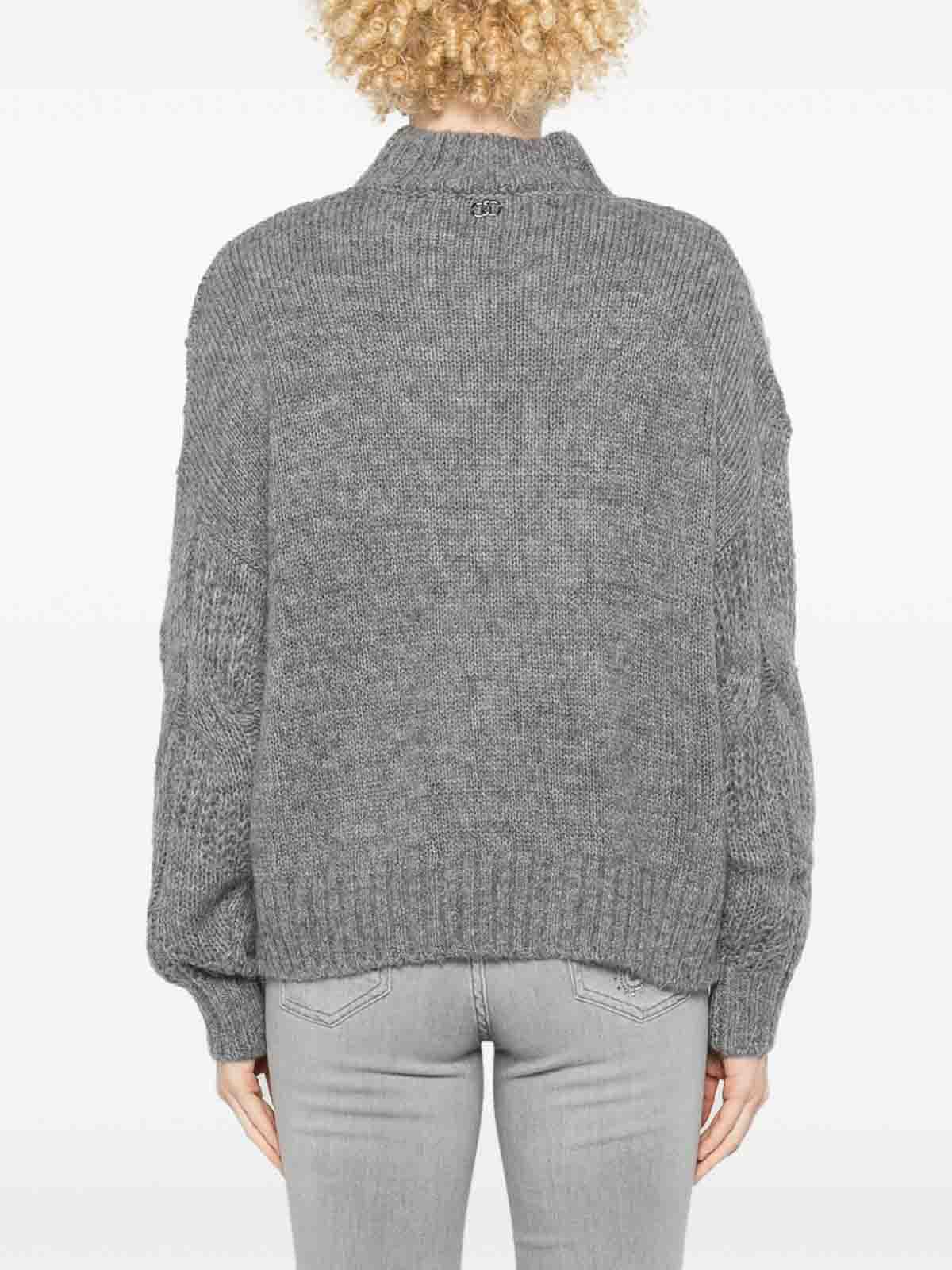 Shop Liu •jo Jumper In Grey