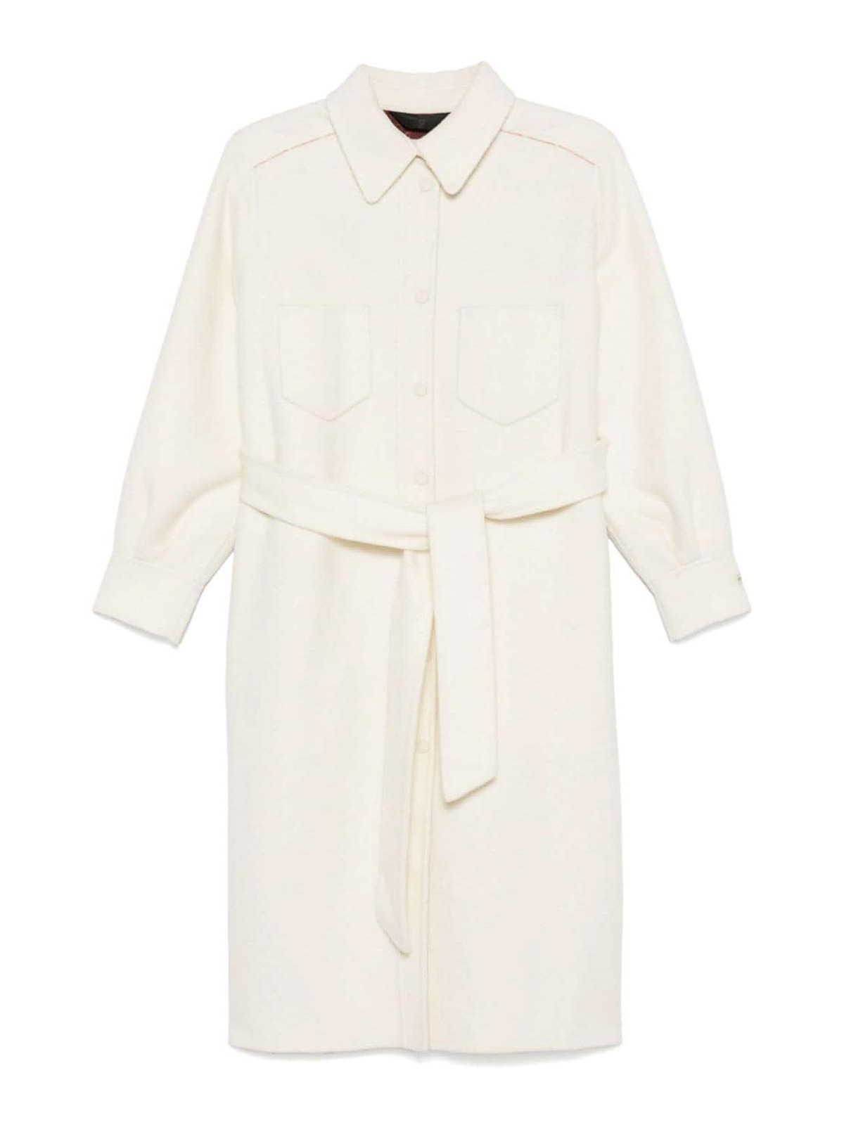 Shop Palto' Coat In White