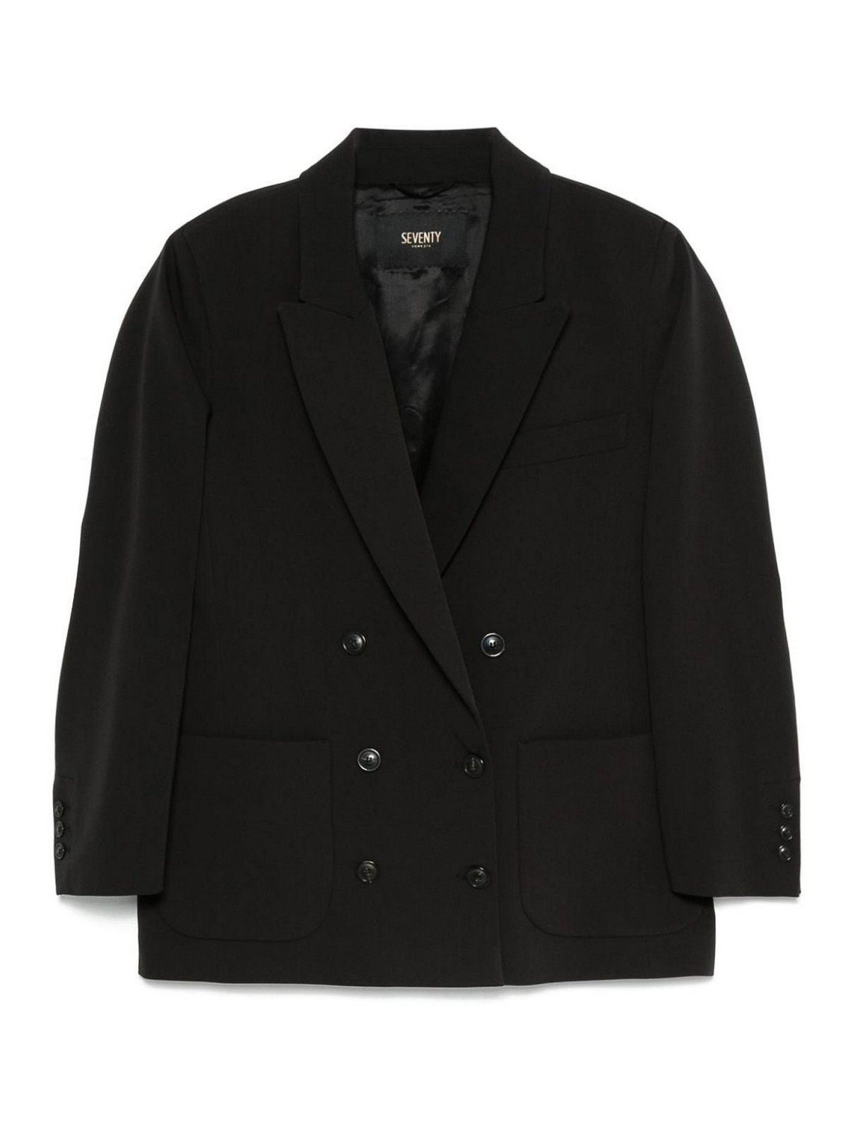 Shop Seventy Blazer In Black