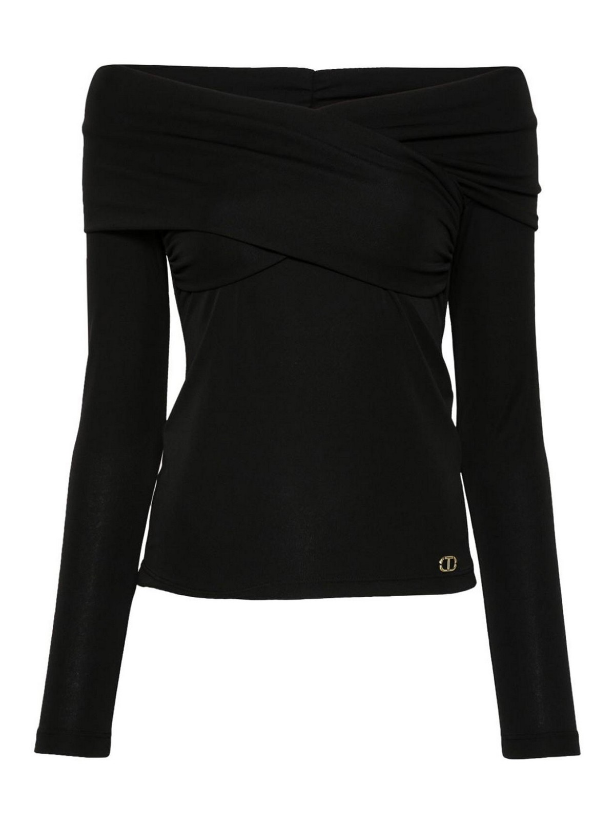 Shop Twinset Blouse In Black