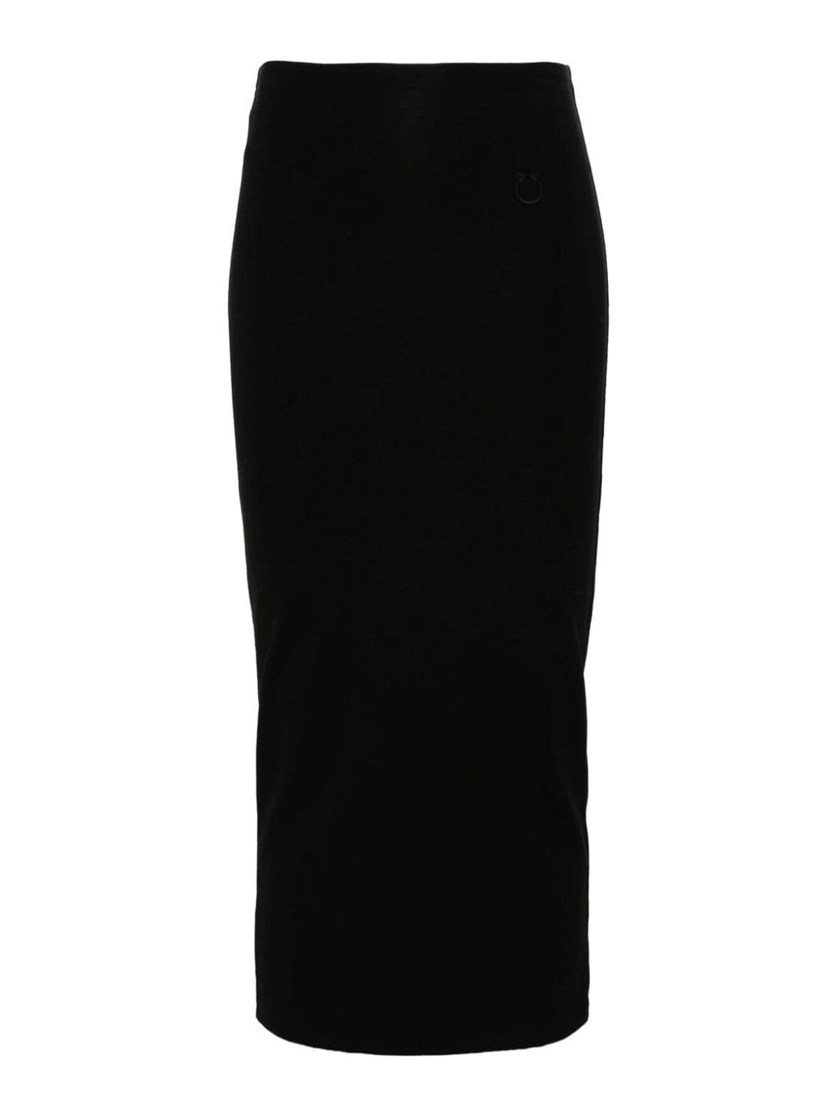 Shop Pinko Midi Dress In Black