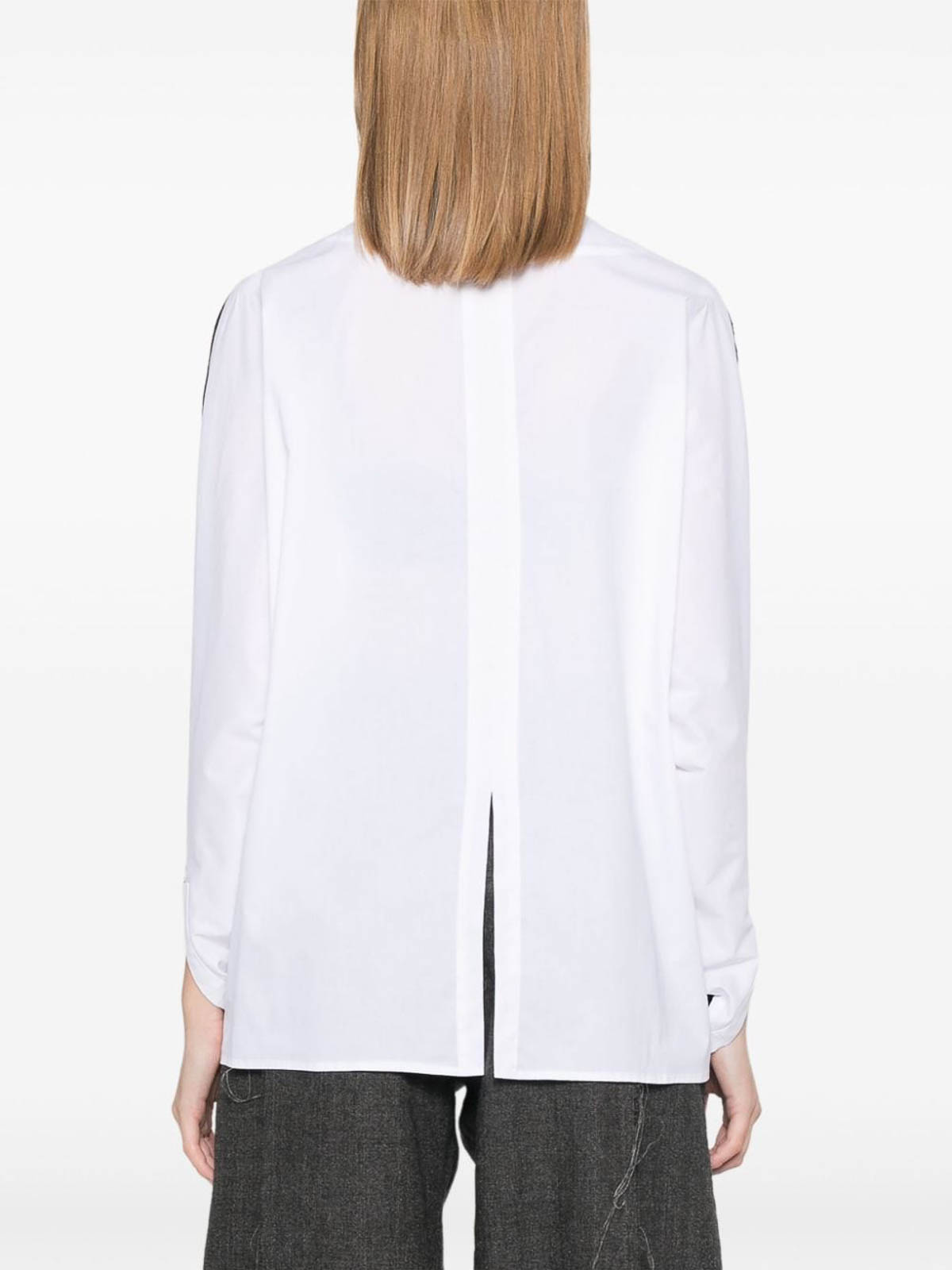 Shop Semicouture Isabeau Cardigan In Wool In White