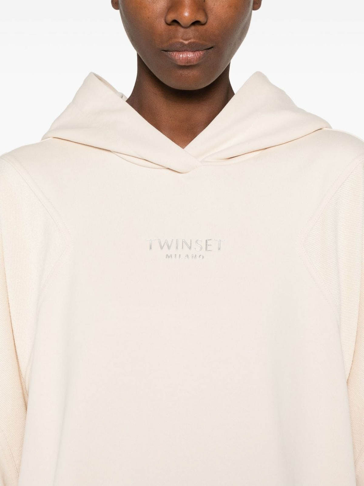 Shop Twinset Sweatshirt In White