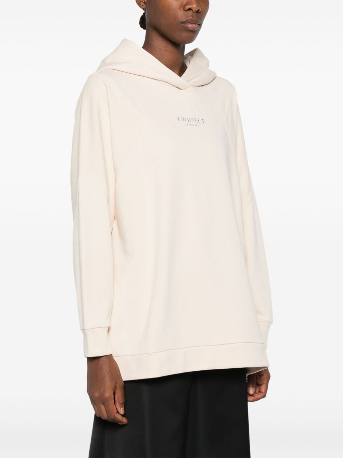 Shop Twinset Sweatshirt In White