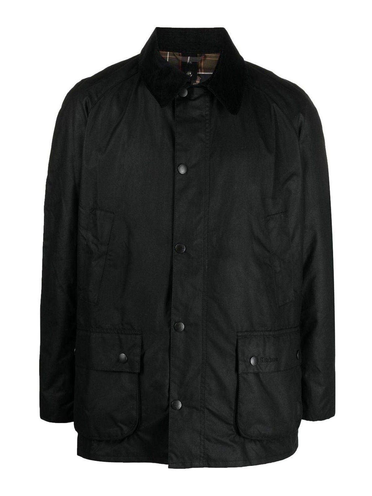 Shop Barbour Ashby Waxed Jacket In Black