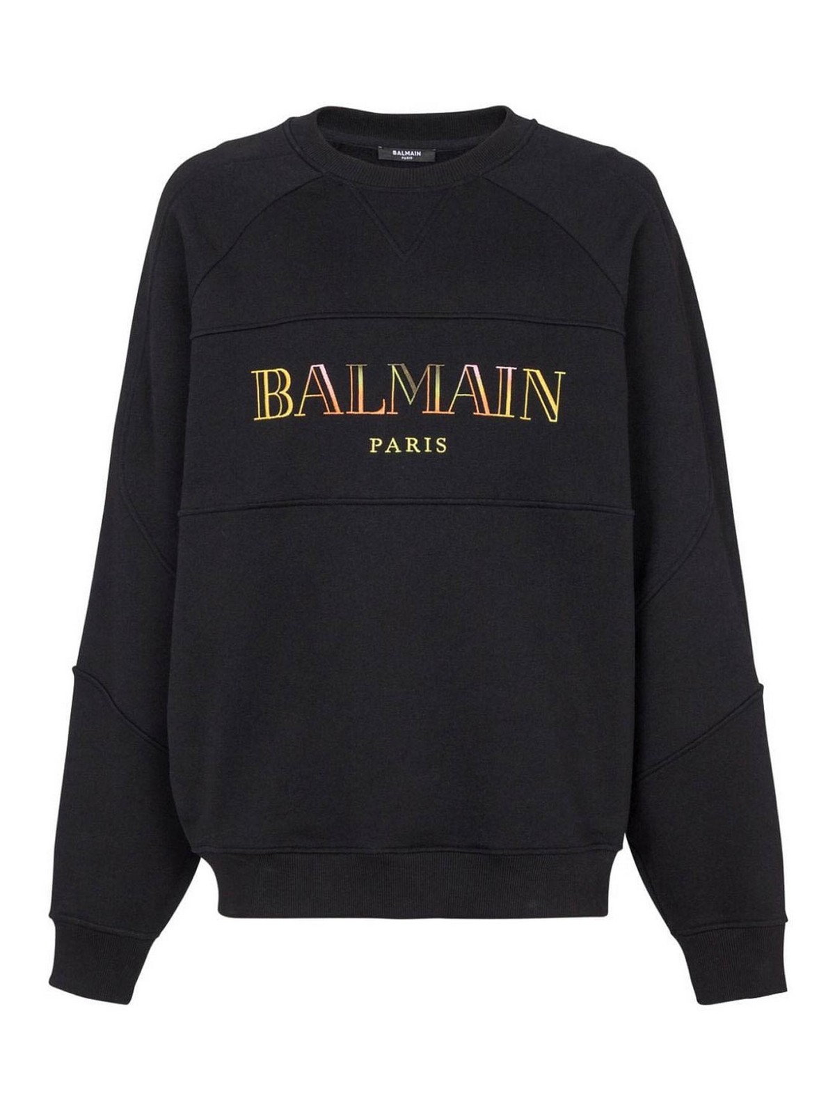 Shop Balmain Sweatshirt In Multicolour