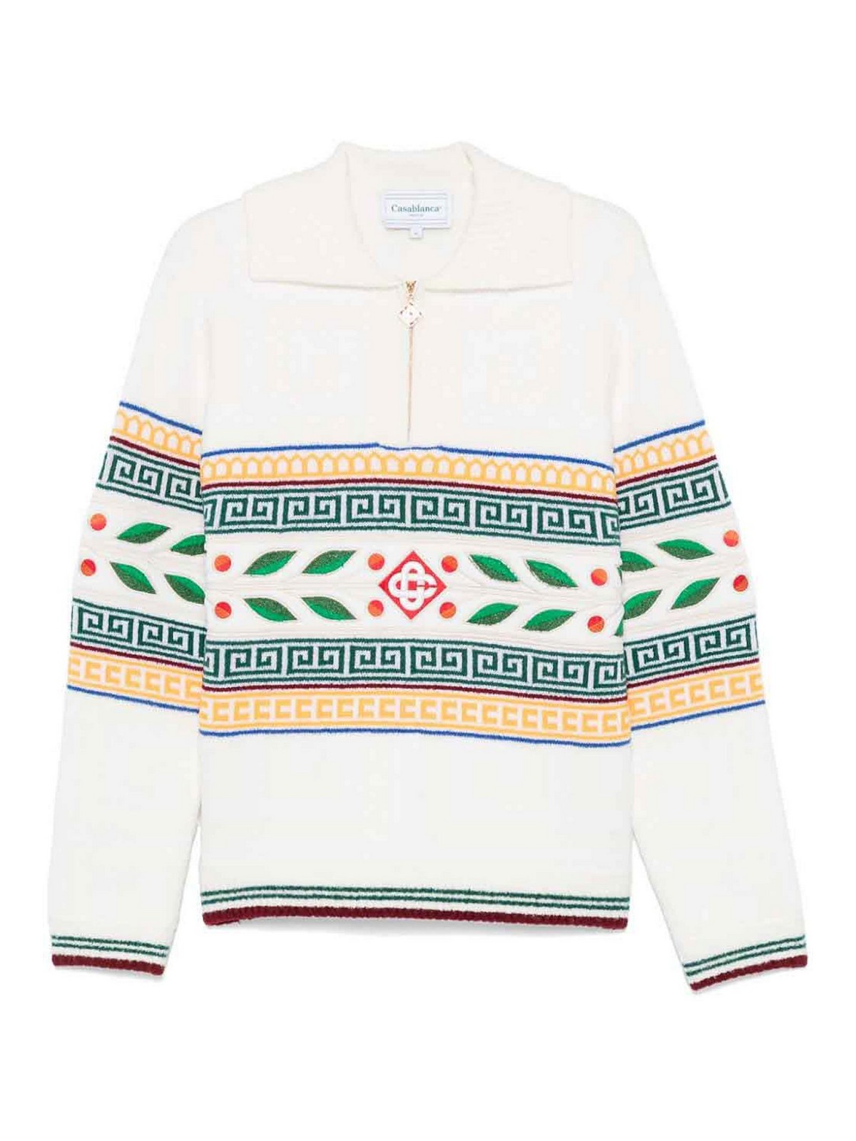 Shop Casablanca Jumper In Multicolour