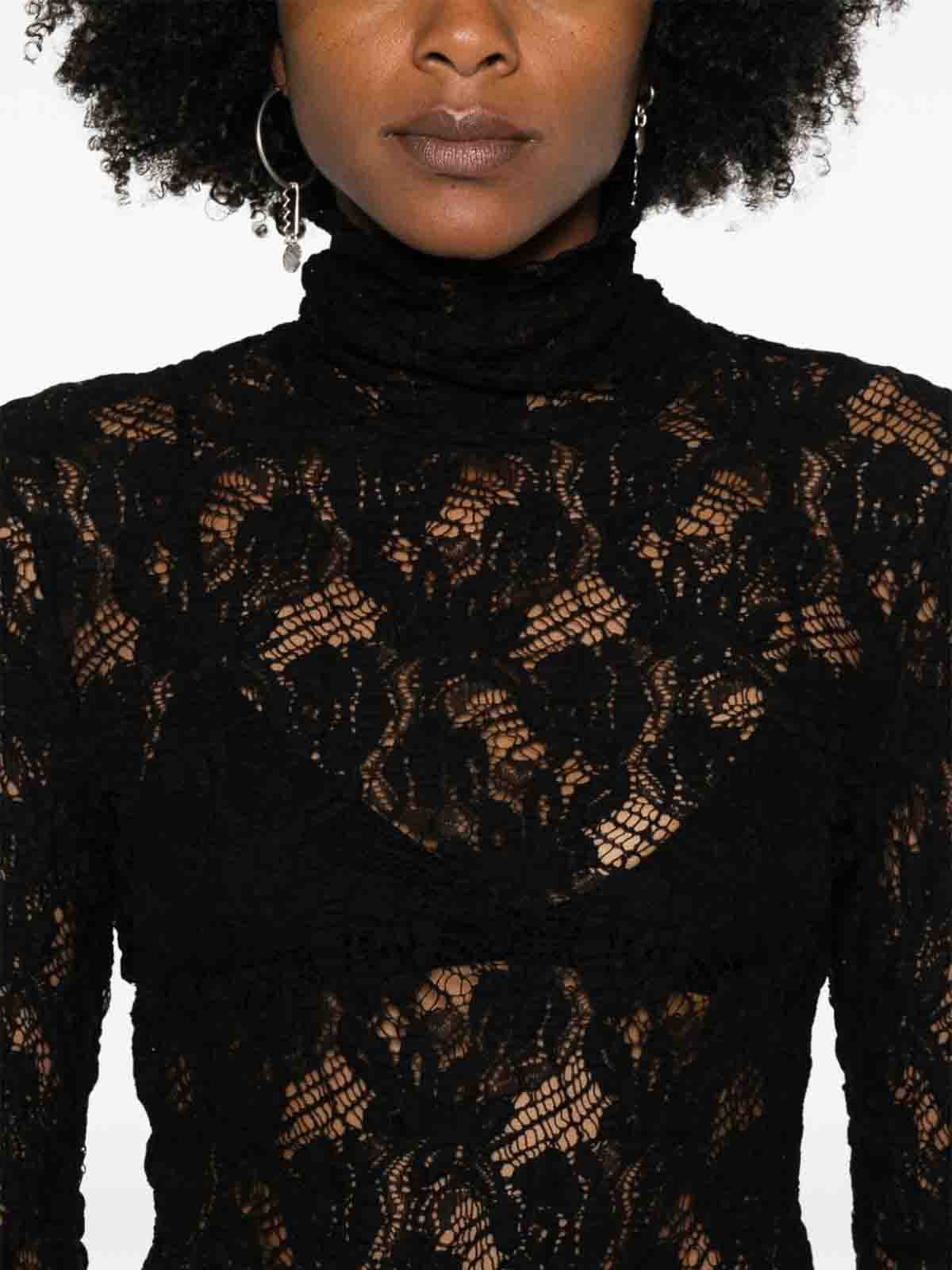 Shop Msgm Cotton Blouse In Black