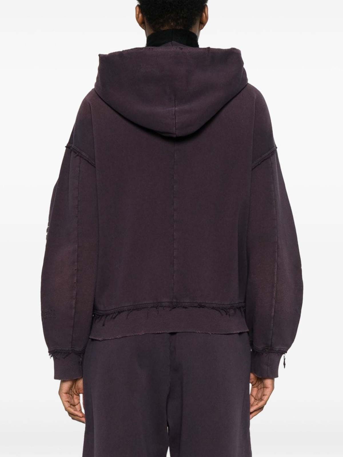 Shop Mm6 Maison Margiela Sweatshirt In Purple