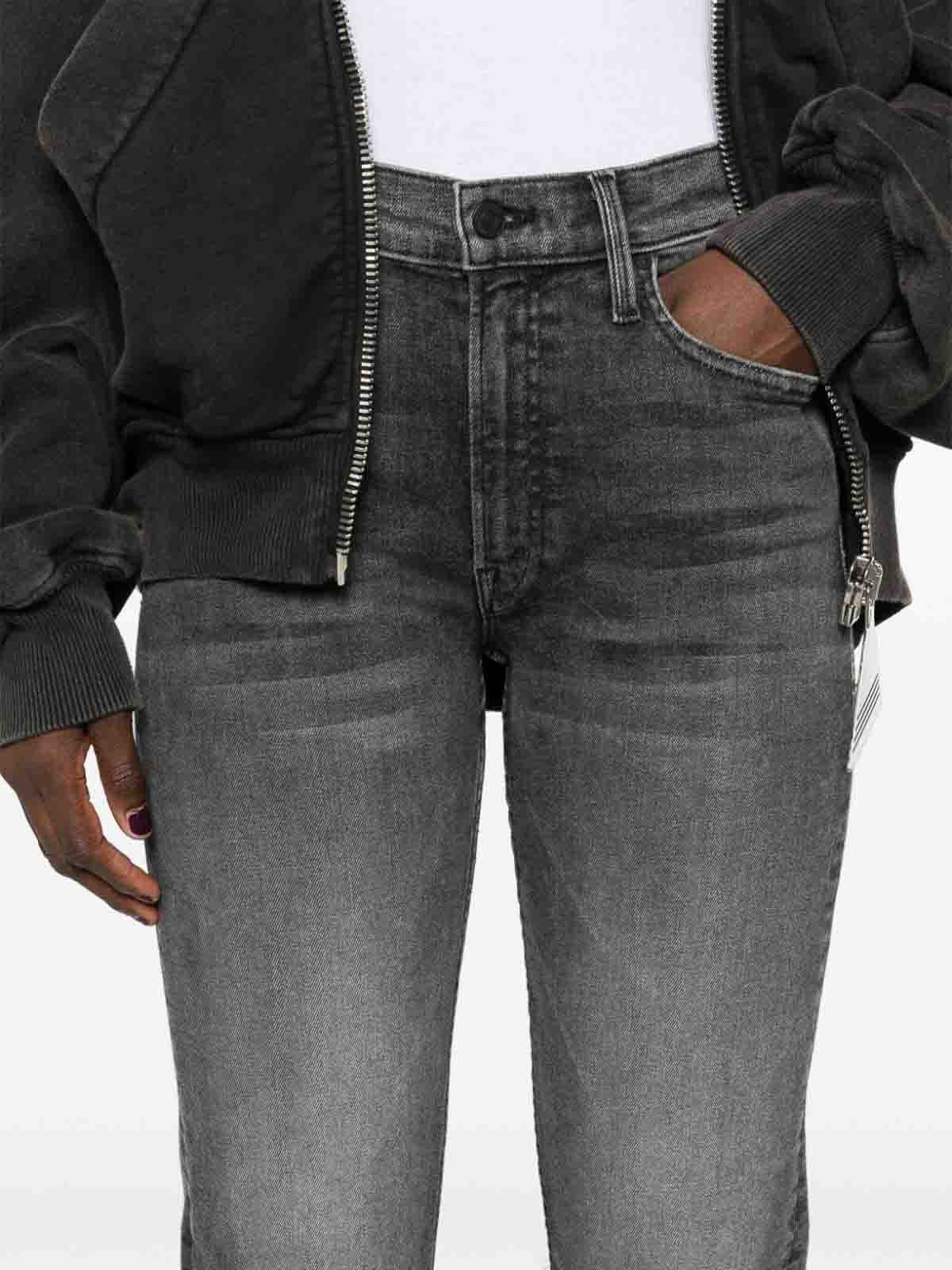 Shop Mother Denim Jeans In Grey