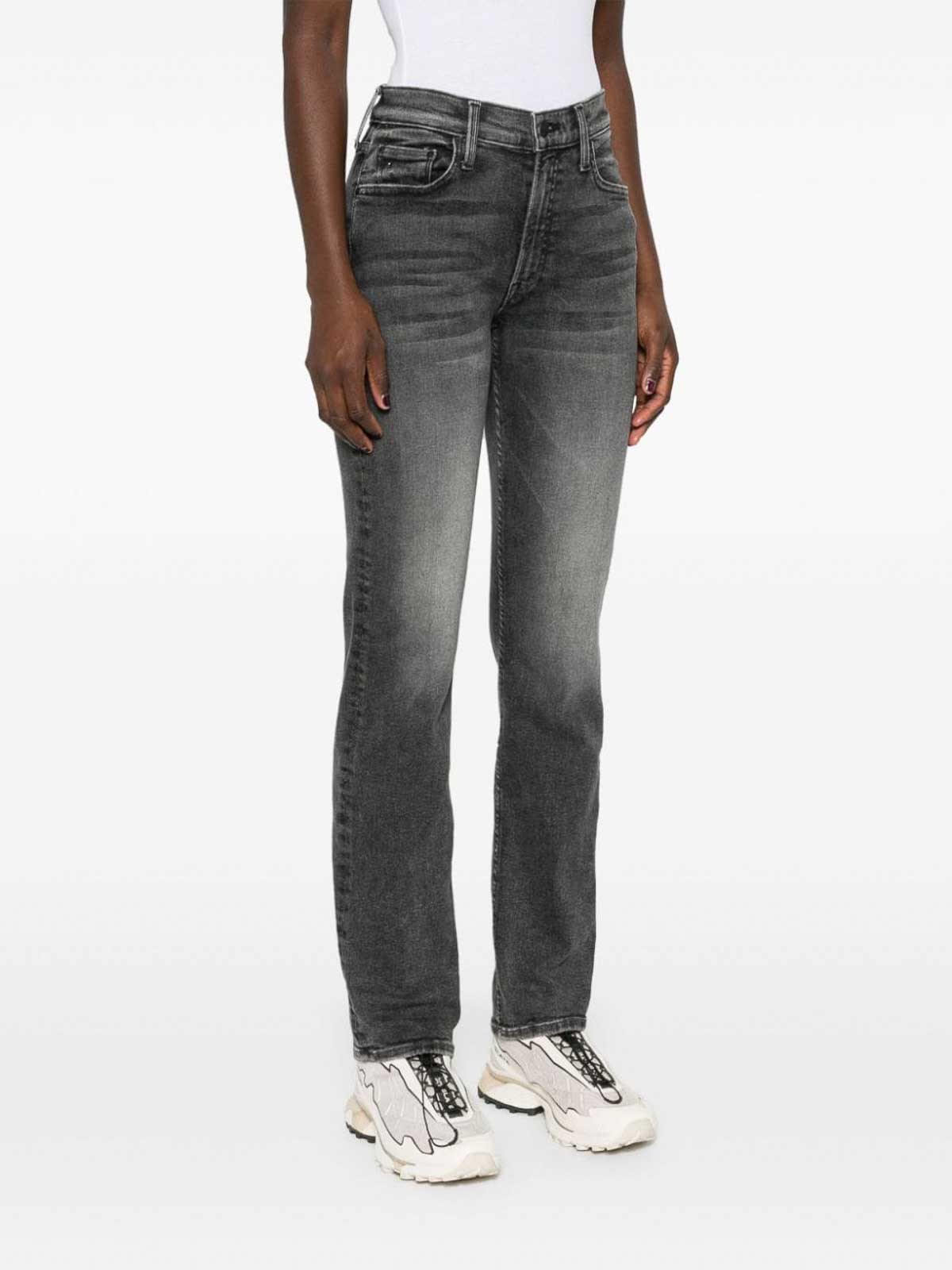 Shop Mother Denim Jeans In Grey