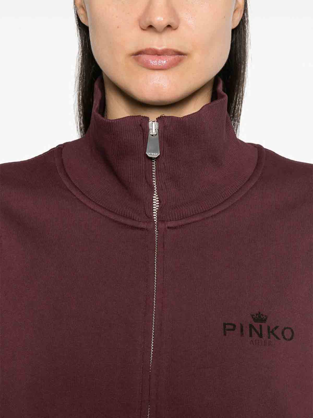 Shop Pinko Sweatshirt In Red