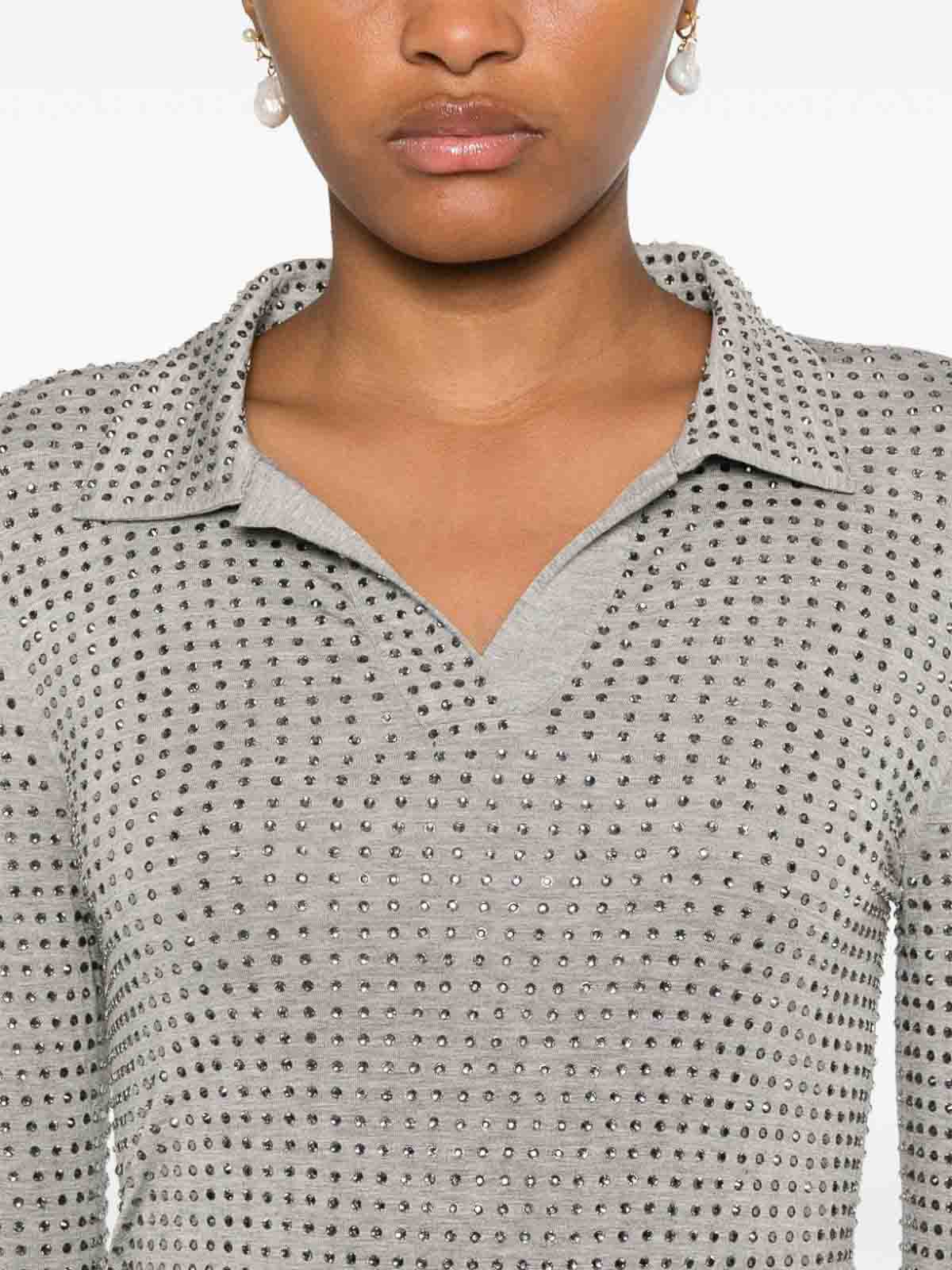 Shop Pinko Grey Polo