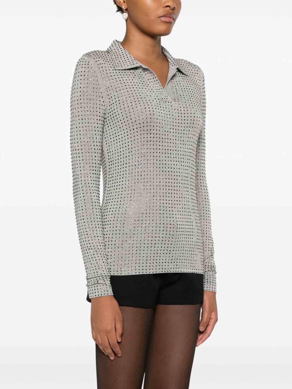 Shop Pinko Grey Polo