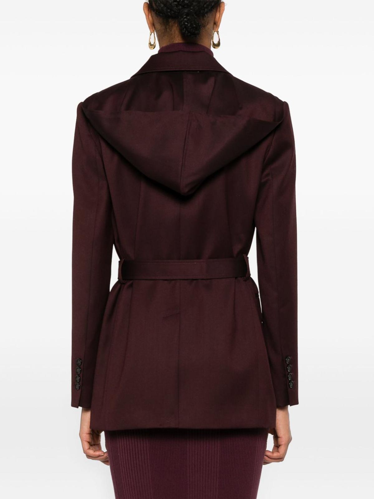 Shop Pinko Blazer In Dark Red