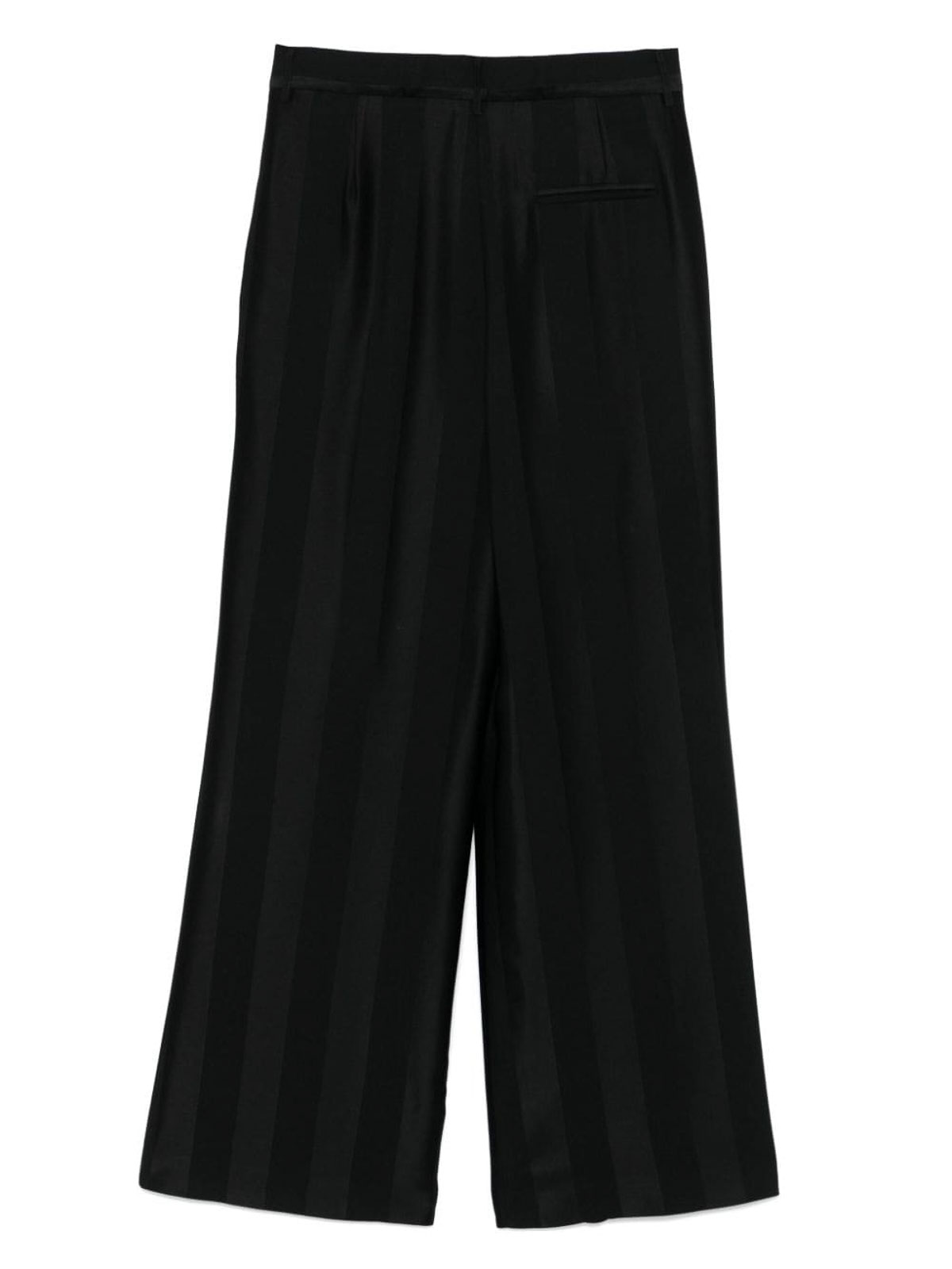 Shop Semicouture Barrie Trousers In Cad Fabric In Black