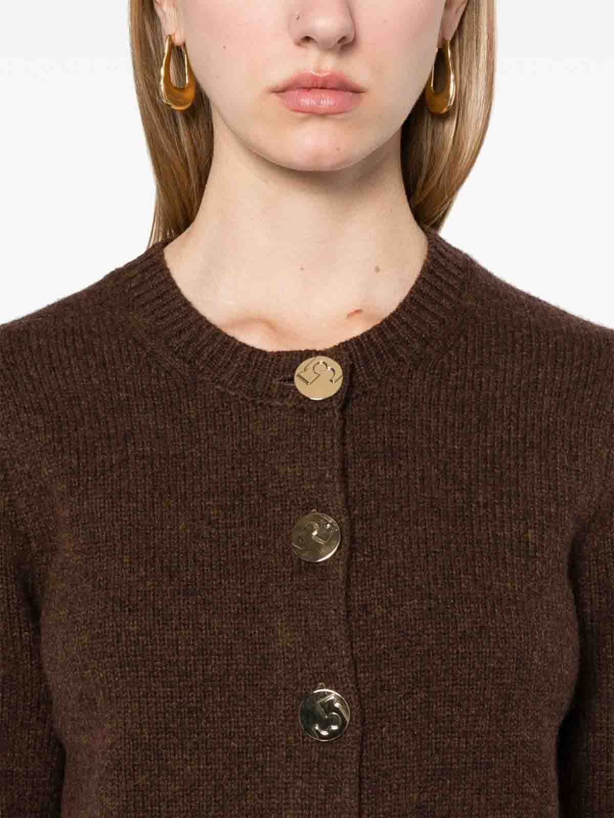 Shop Tory Burch Jumper In Brown