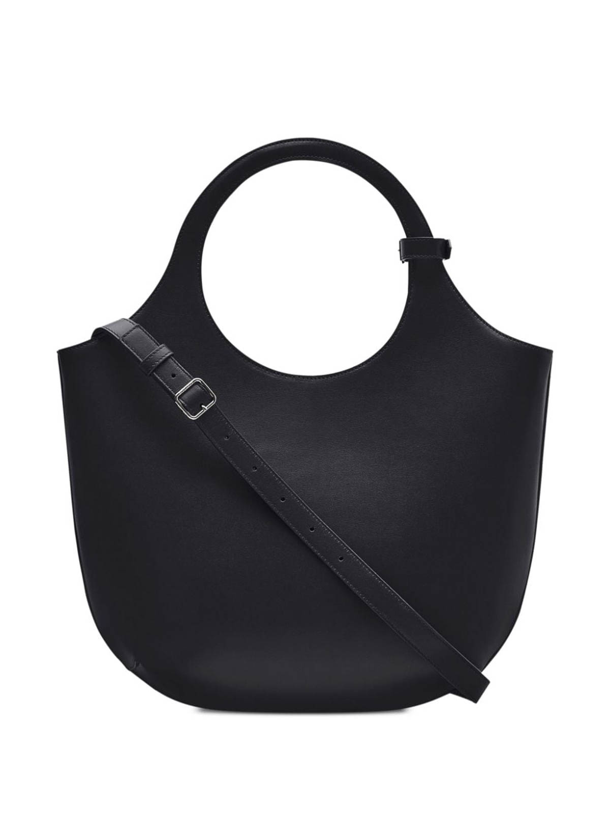 Shop Courrèges Holy Midi Bag In Black