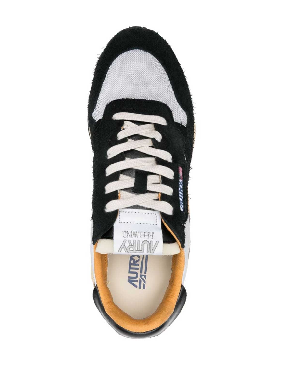 Shop Autry Leather  Reelwind Sneakers In Multicolour