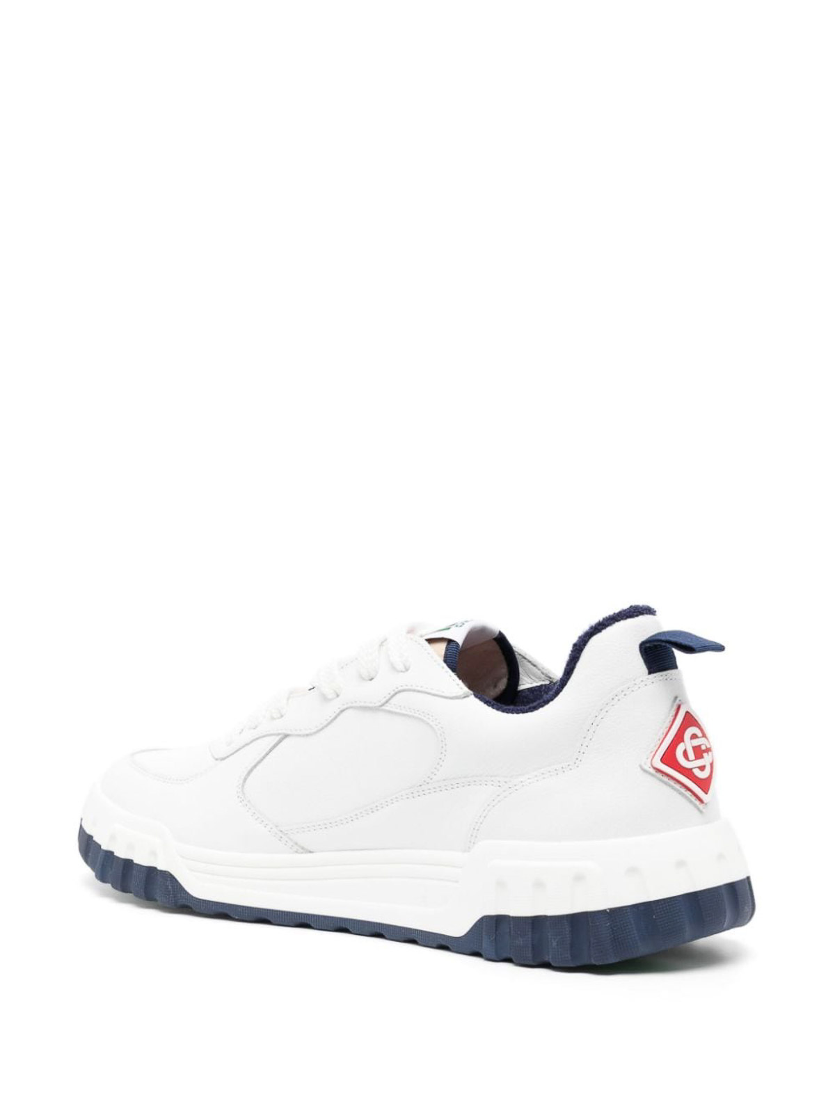 Shop Casablanca Logo Sneakers In White