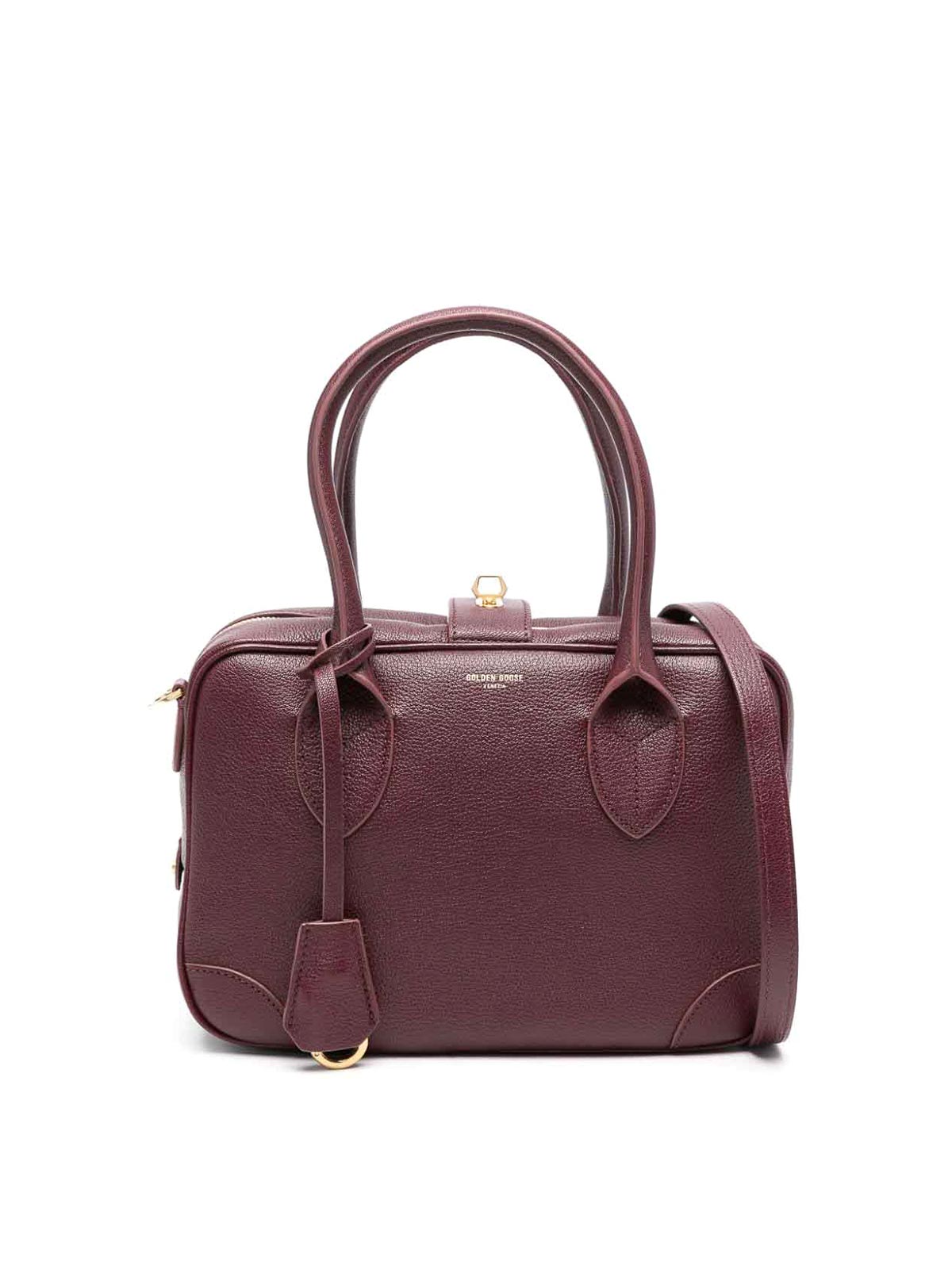 Shop Golden Goose Vita Tote Bag In Dark Red