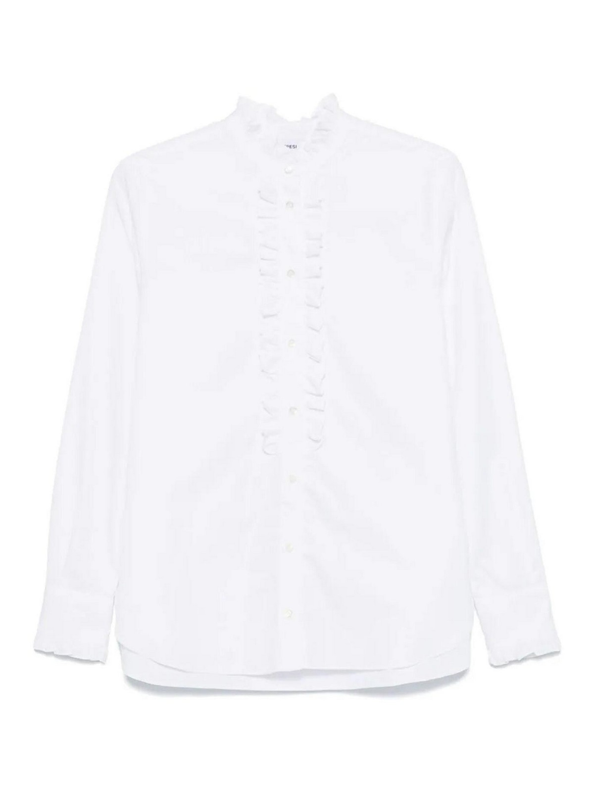 Aspesi Ruched Shirt In White