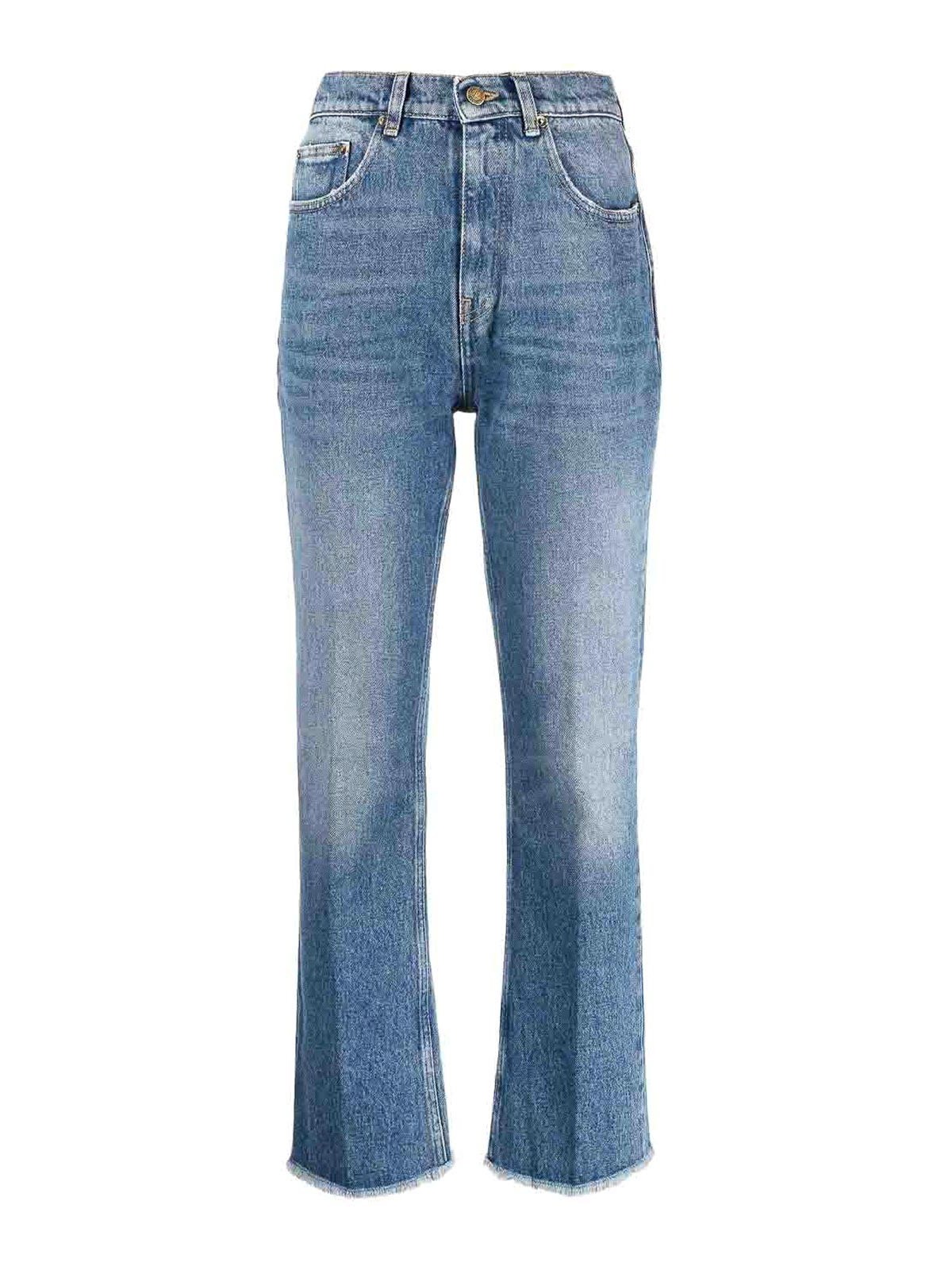 Golden Goose Flared Jeans In Blue