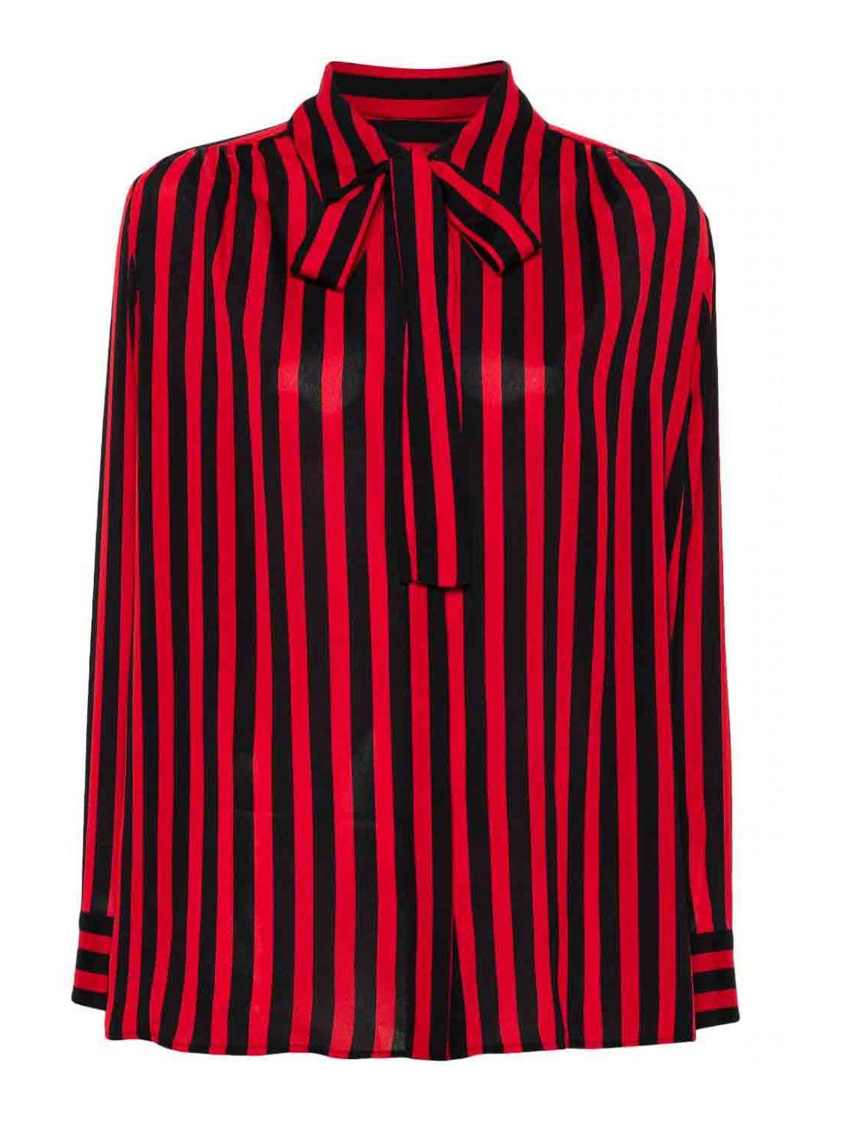 Msgm Cotton Shirt In Black