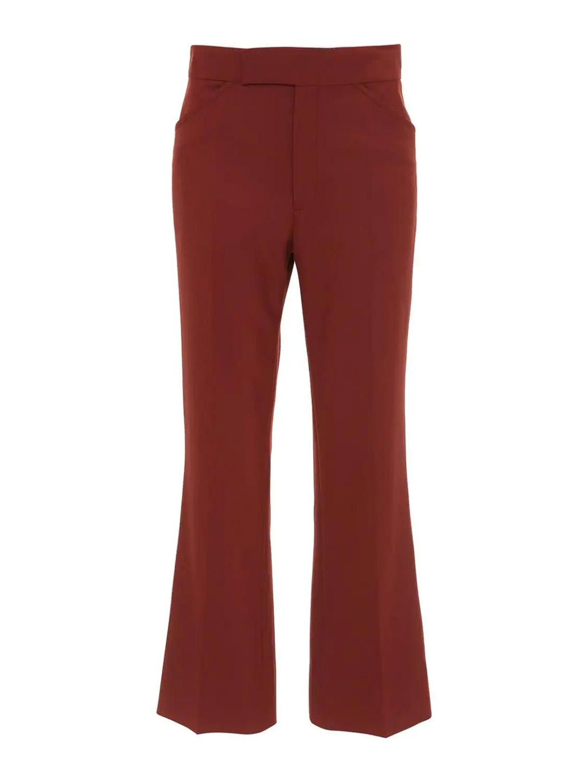 Victoria Beckham Casual Pants In Brown