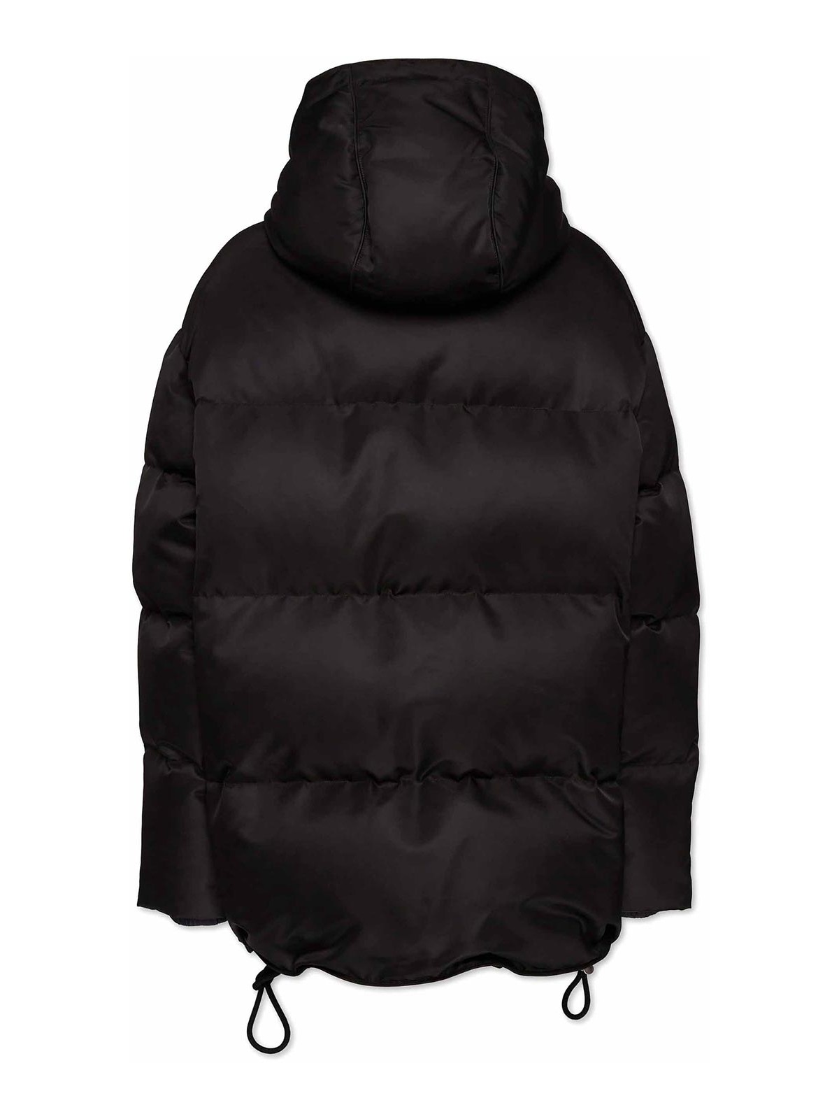 Shop Dsquared2 Quilted Hooded Coat In Negro