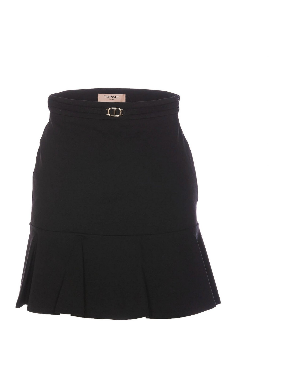 Twinset Black Mini Skirt