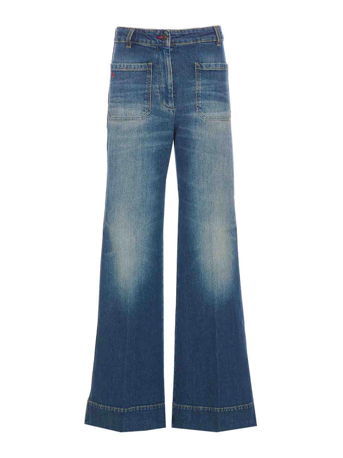 Victoria Beckham Alina Jeans In Blue