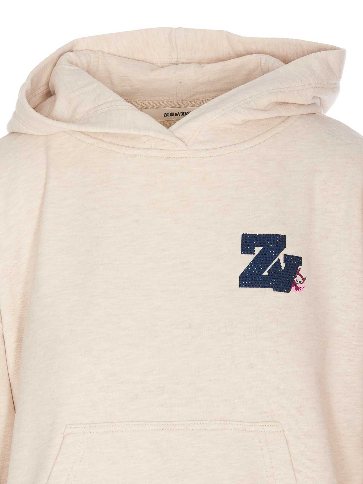 Shop Zadig & Voltaire Gar Mia Hoodie In Beige