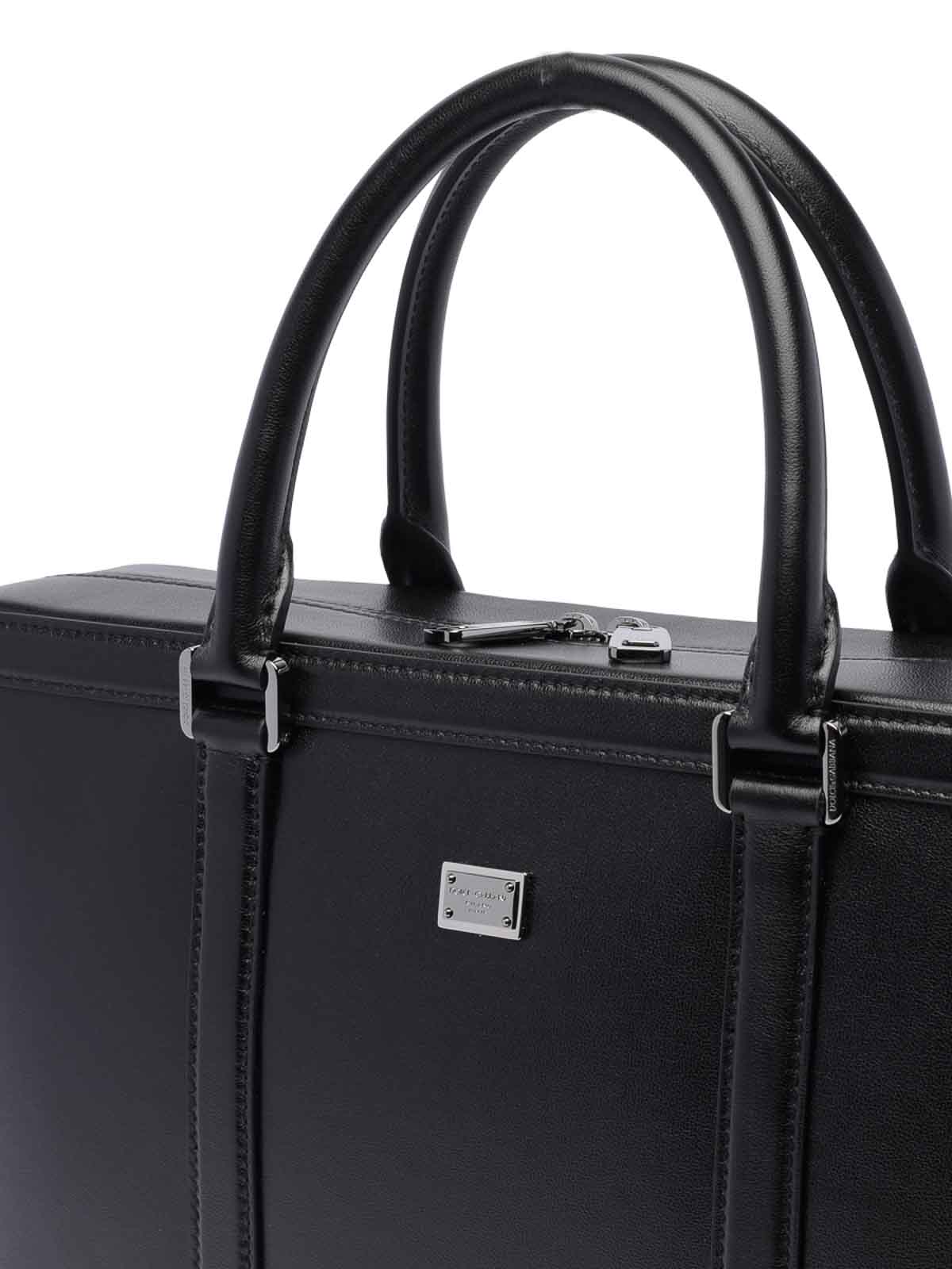 Shop Dolce & Gabbana Briefcase In Black