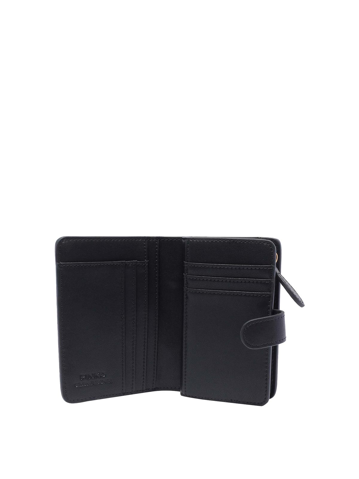 Shop Pinko Love Birds Wallet In Black