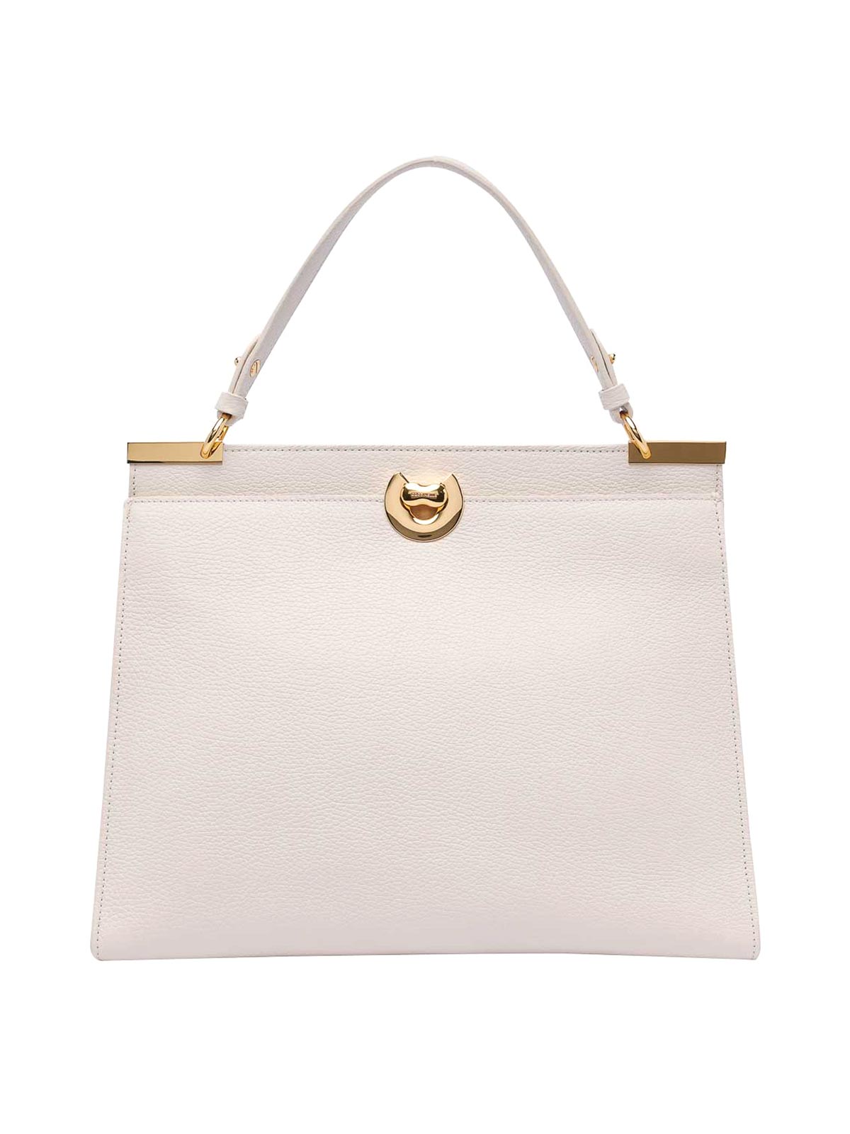 Shop Coccinelle Binxie Medium Handbag In White