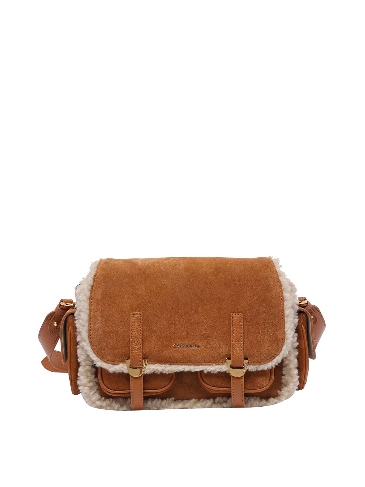 Shop Coccinelle Medium Campus Crossbody Bag In Brown