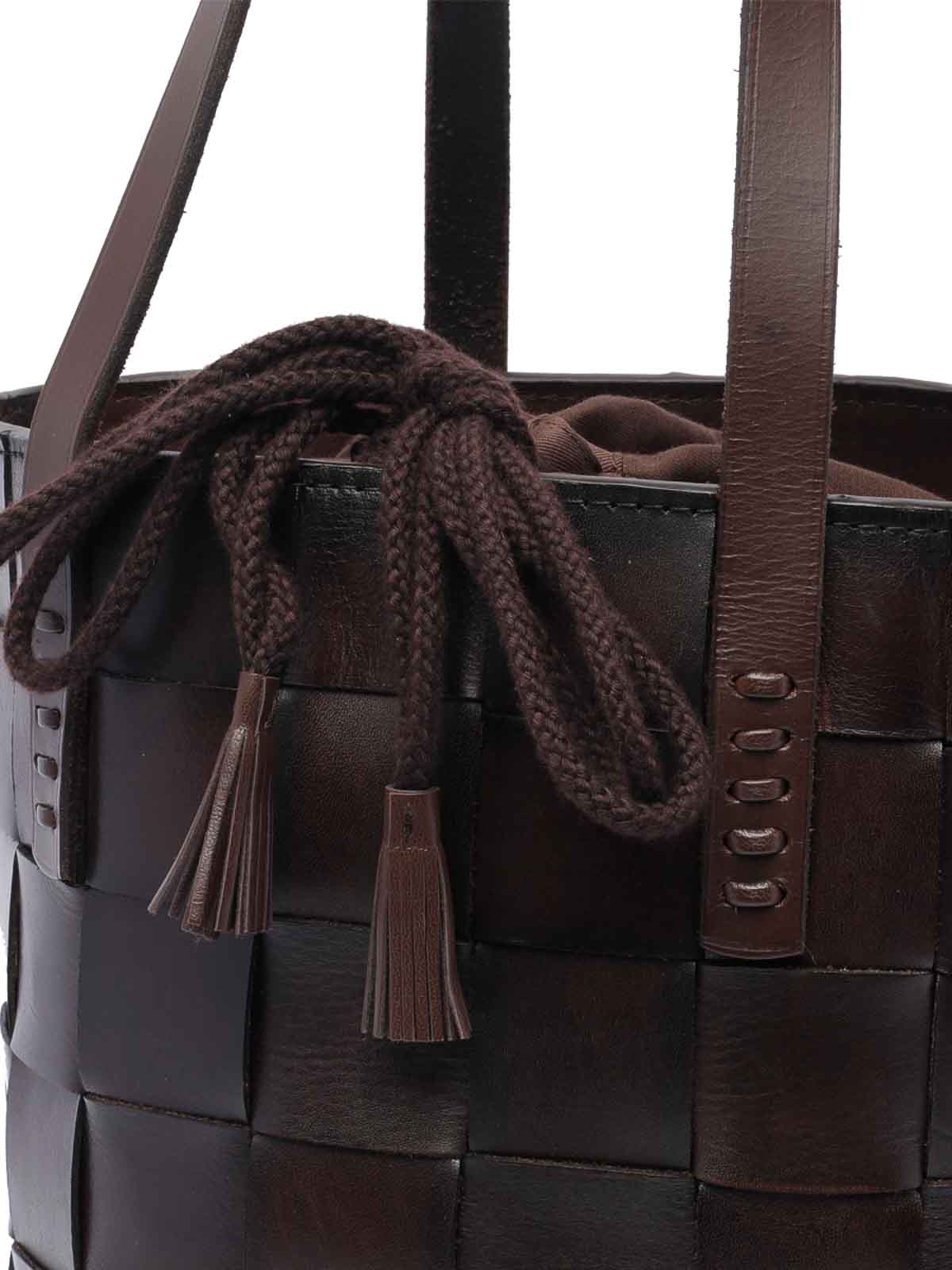 Shop Dragon Diffusion Dark Brown Japan Bucket Bag