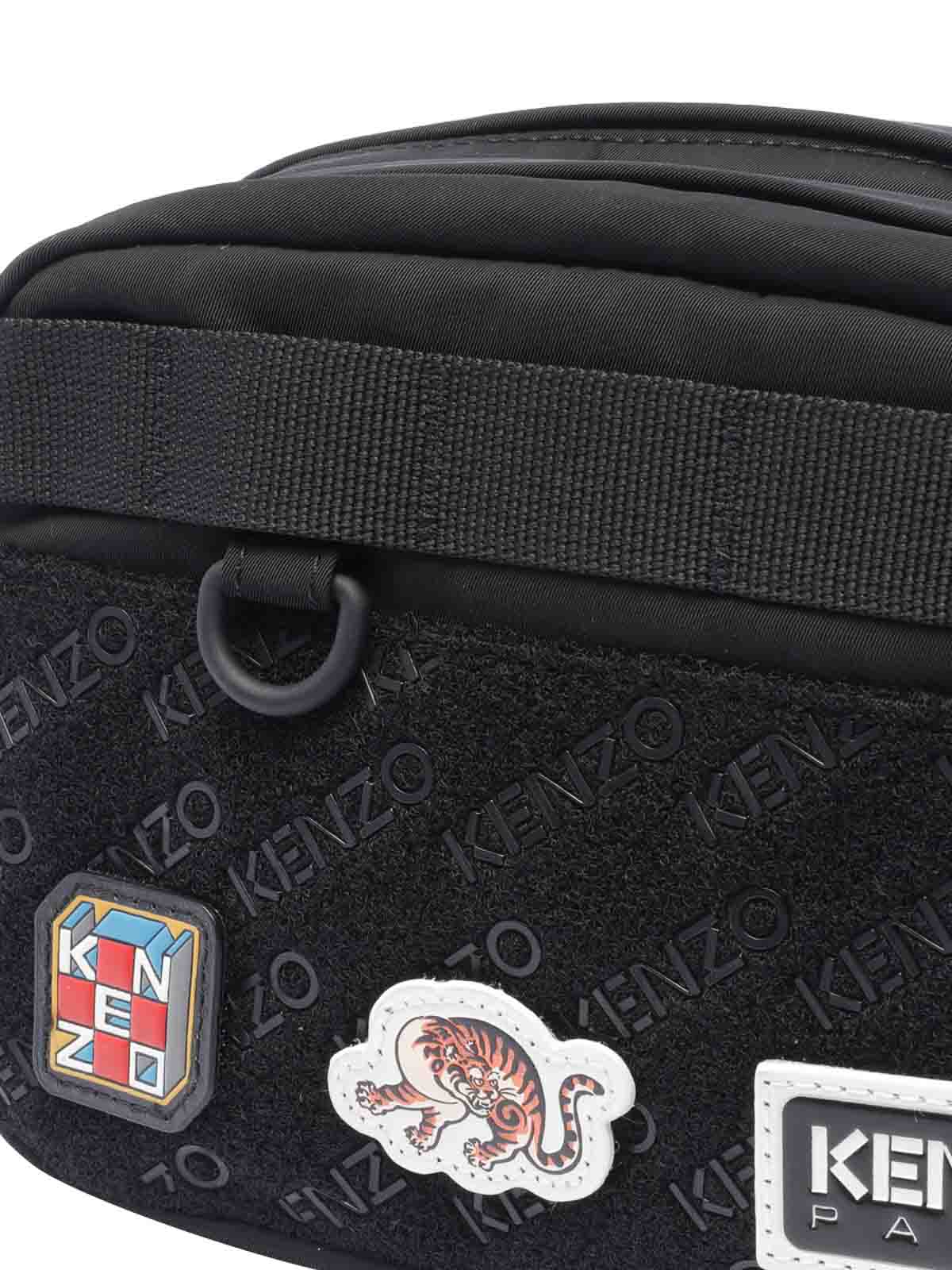 Kenzo Jungle Crossbody Bag - Black - Men|FE65SA218F2099