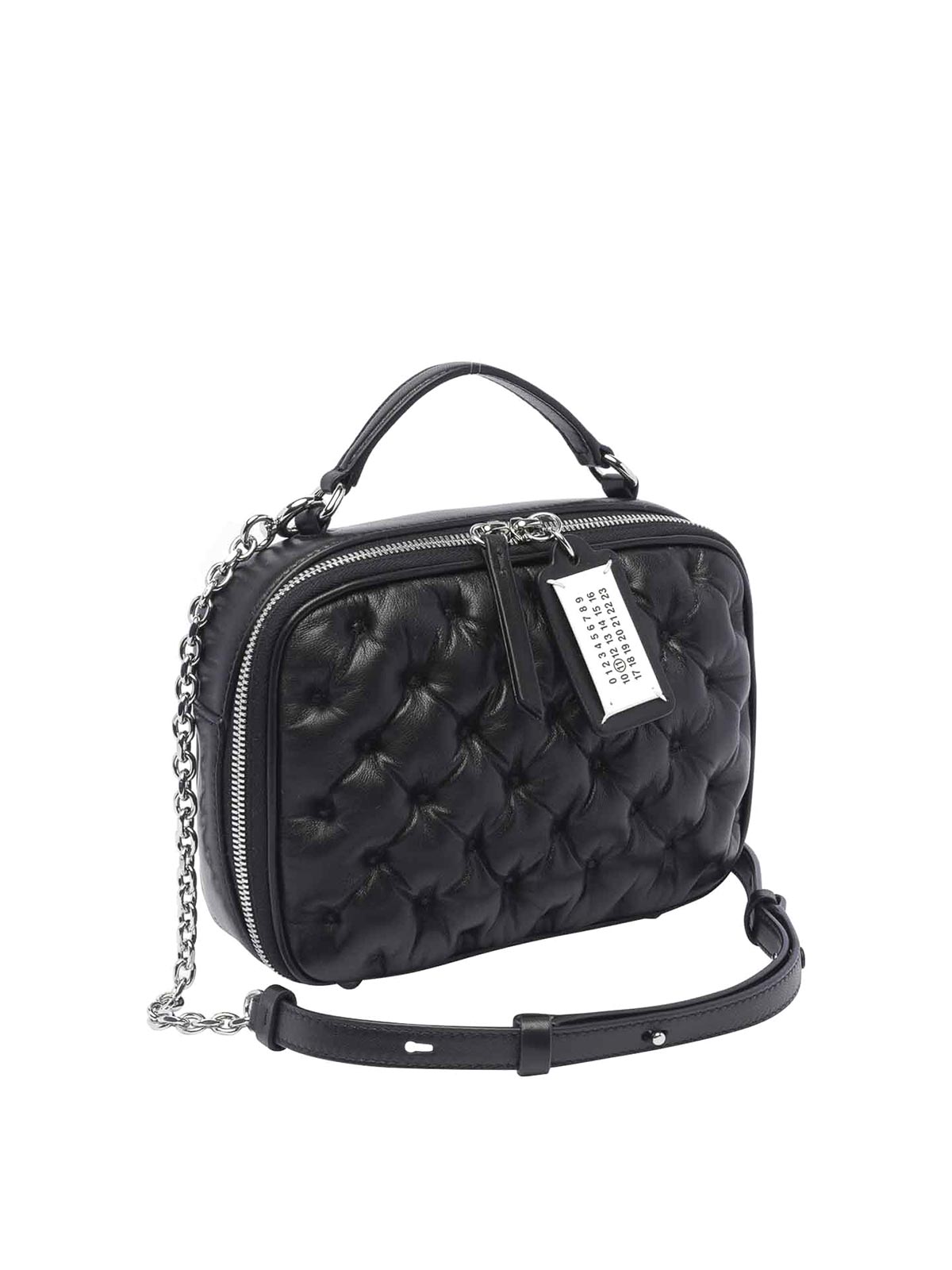 Shop Maison Margiela Medium Glam Slam Crossbody Bag In Black