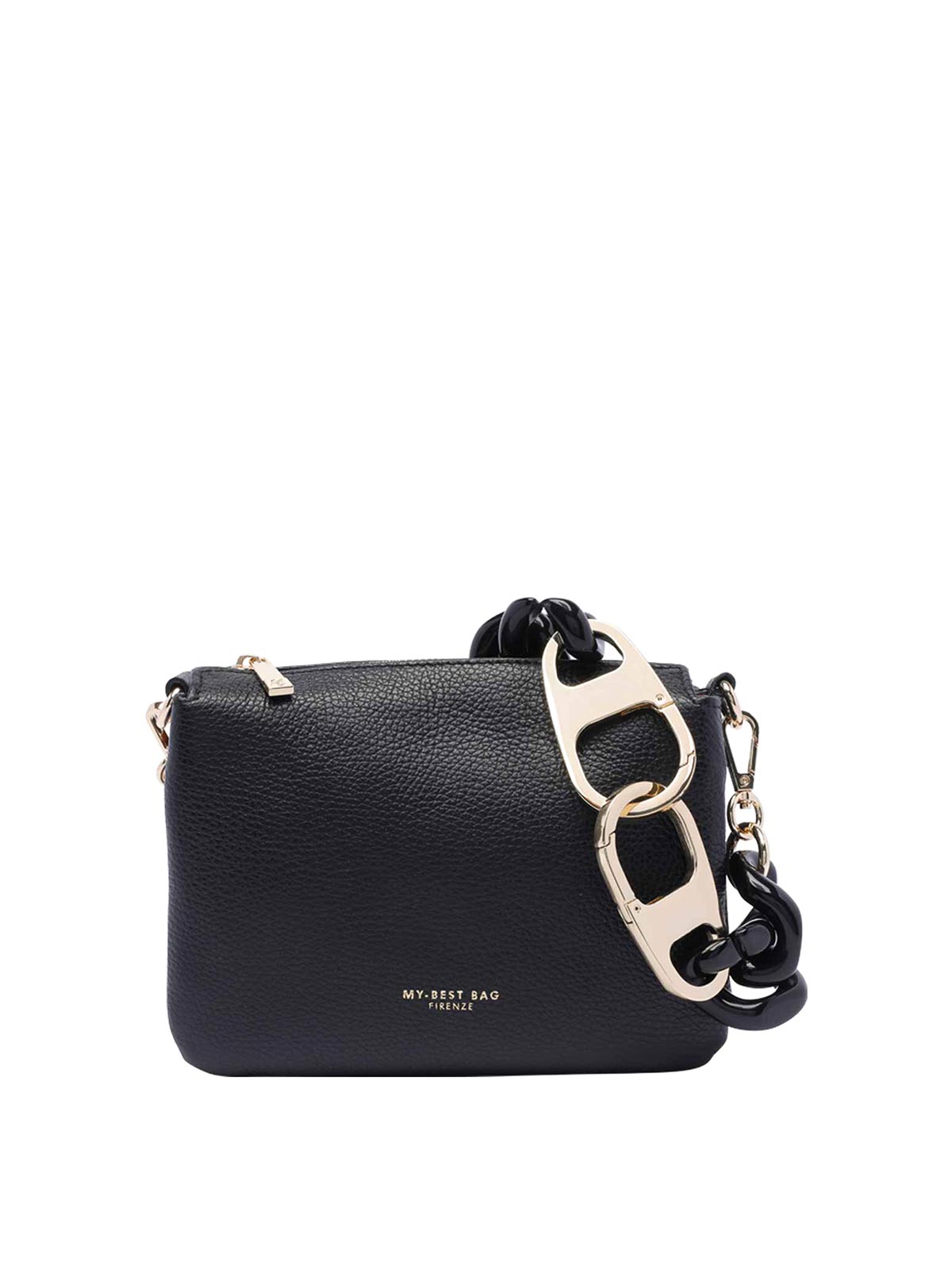 My Best Bag Mini Trio Reflex Shoulder Bag In Black