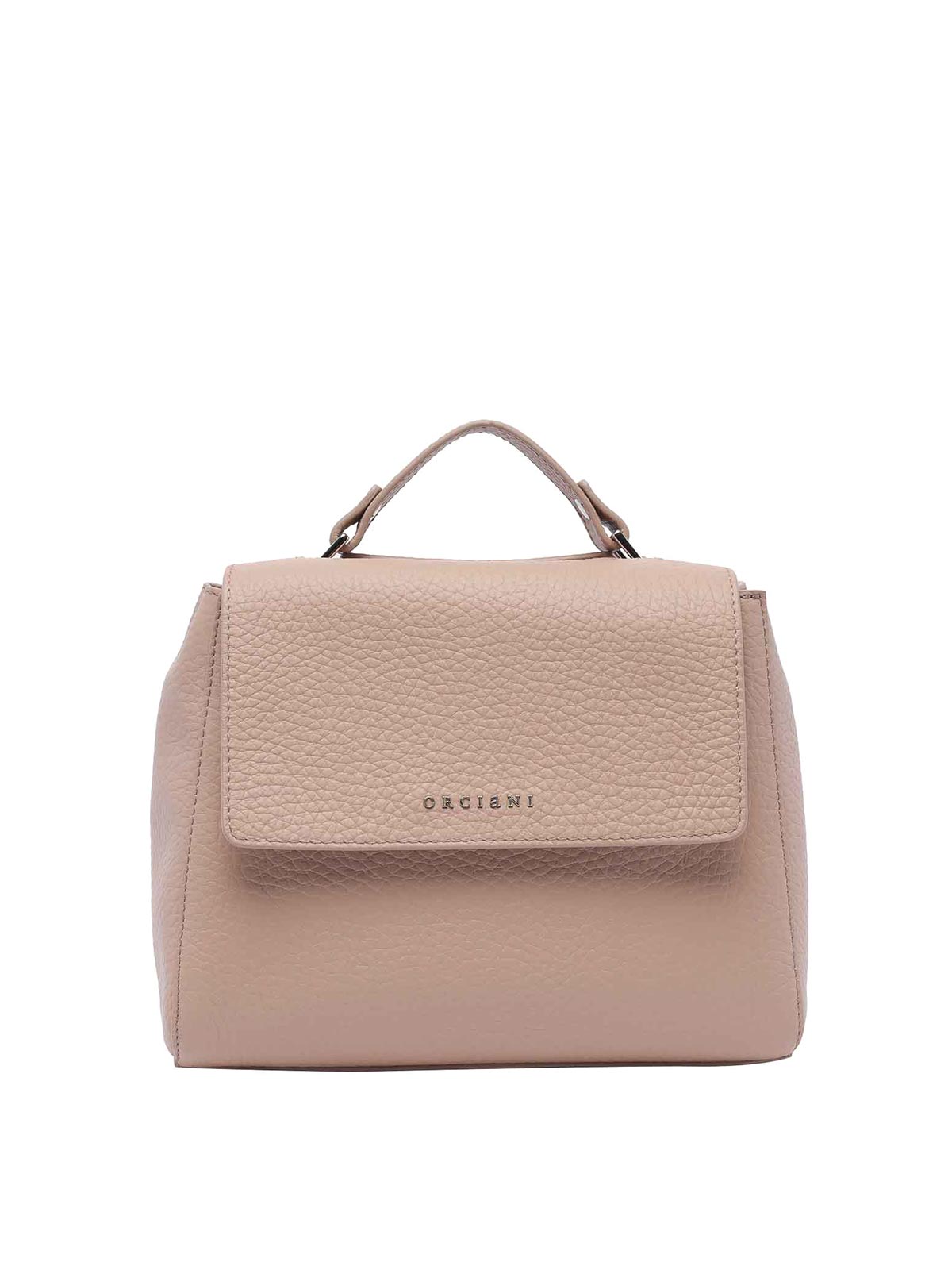 Orciani Small Sveva Handbag In Beige